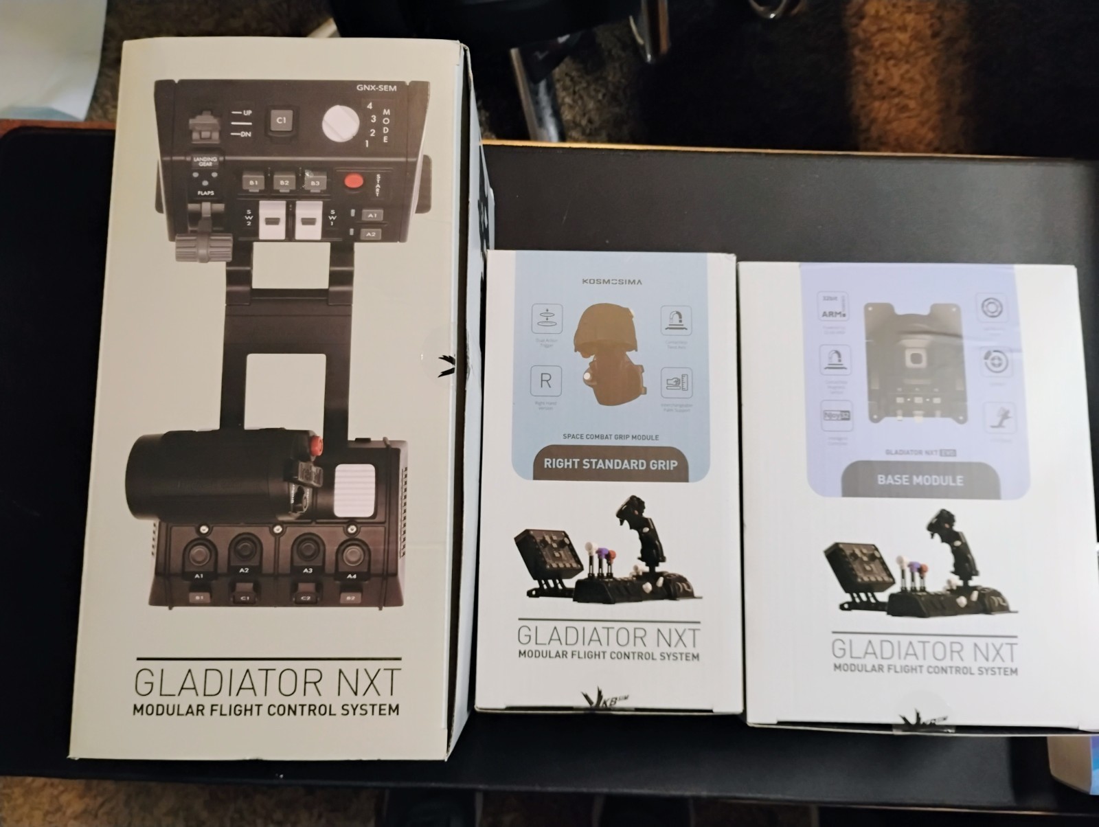 VKB GLADIATOR NXT MODULAR FLIGHT CONTROL SYSTEM