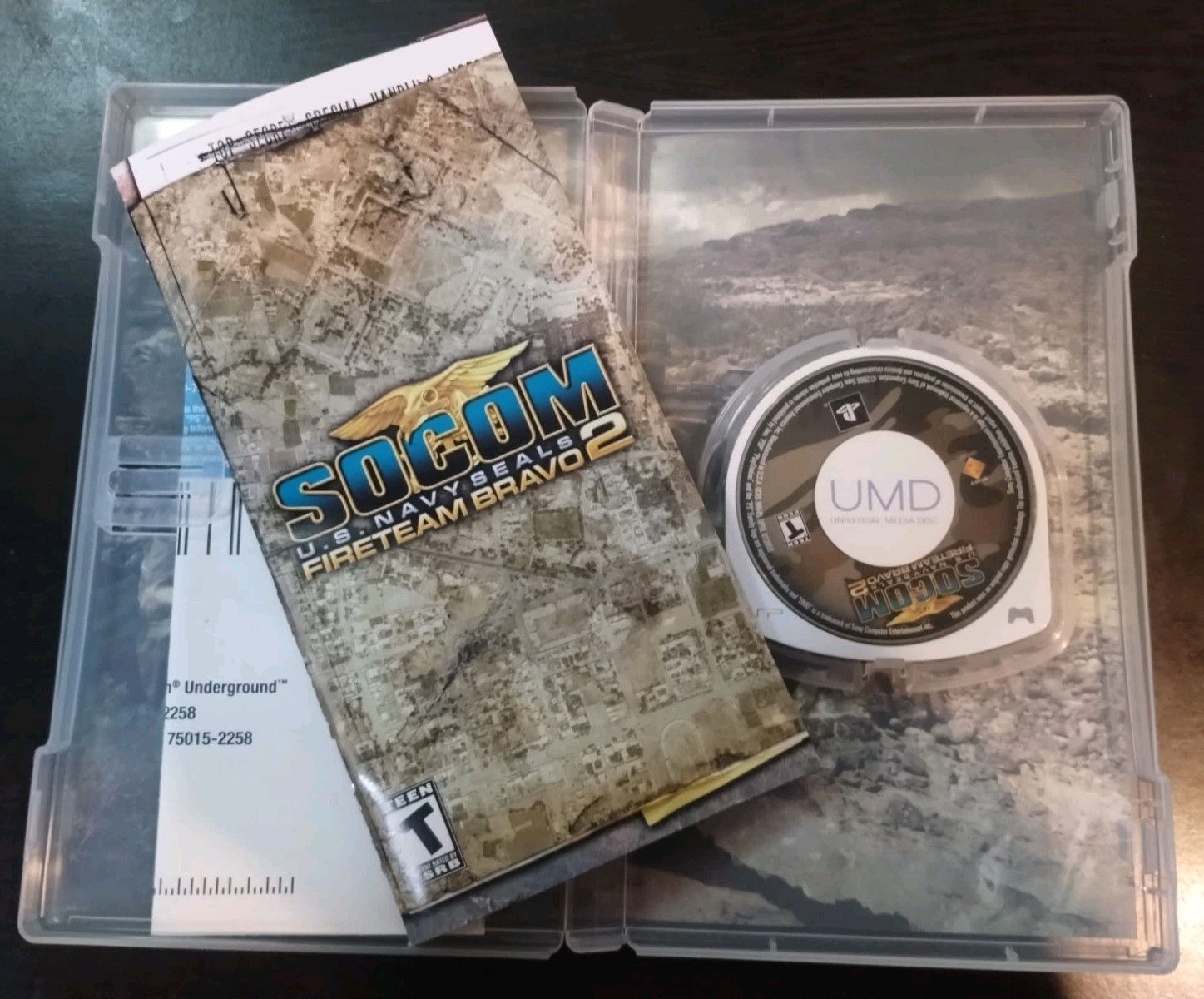 Socom: U.S. Navy Seals Fireteam Bravo 2 for Sony PSP Complete Fast Shipping!