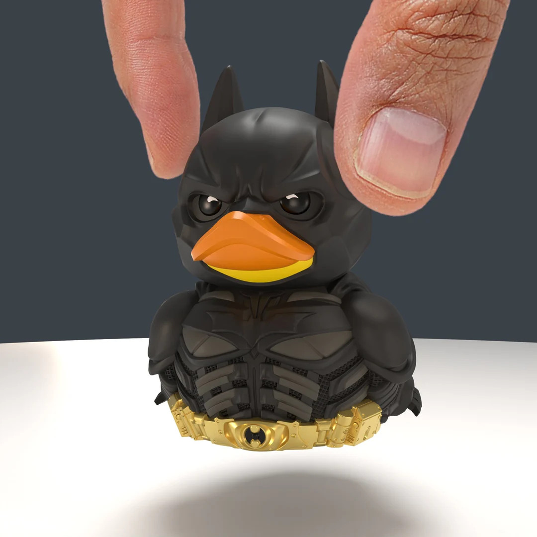 TUBBZ BATHTUB 1ST Edition MINI DC Comics Batman DARK KNIGHT DUCK FIGURE jeep