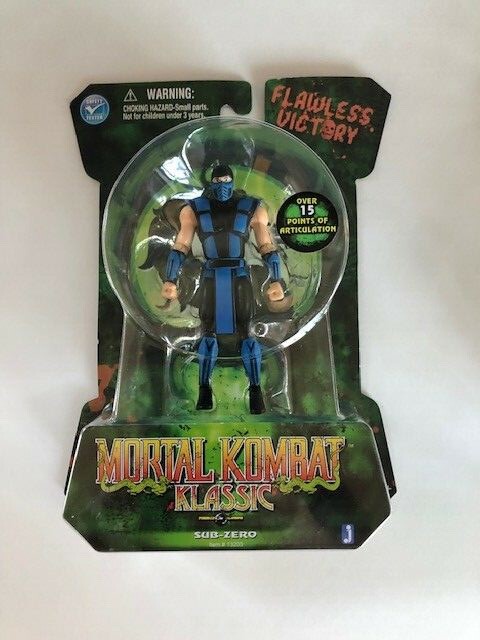 Mortal Combat Klassic Sub-Zero 4″ Action Figure Jazwares Sub Zero New OOP