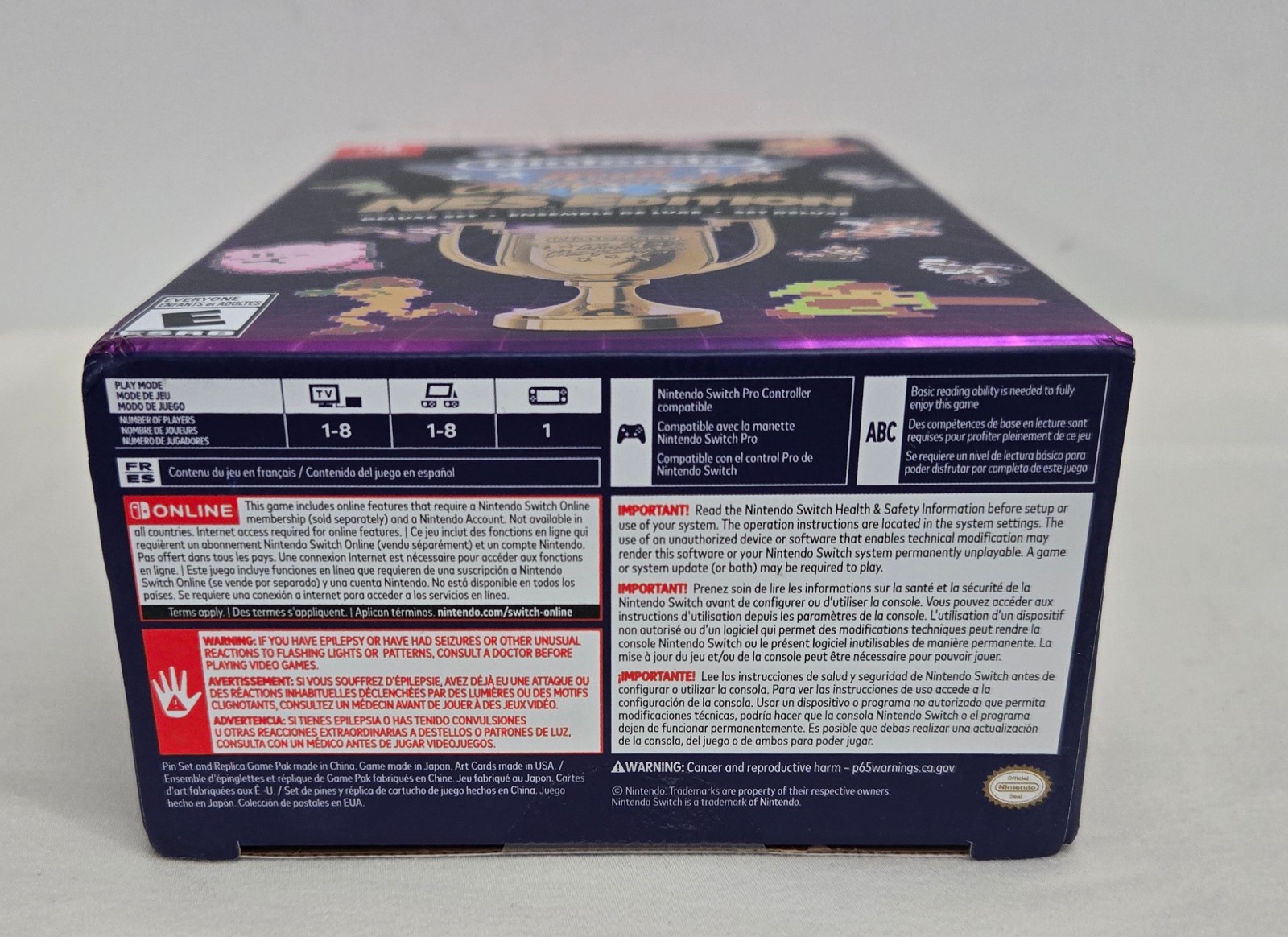 Nintendo World Championships NES Edition Deluxe Set Nintendo Switch New / Sealed