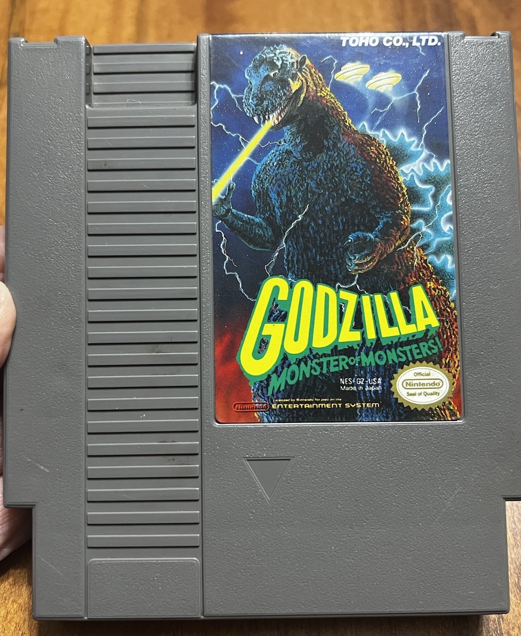 Godzilla Monster Of Monsters NES Video Game Nintendo 1985