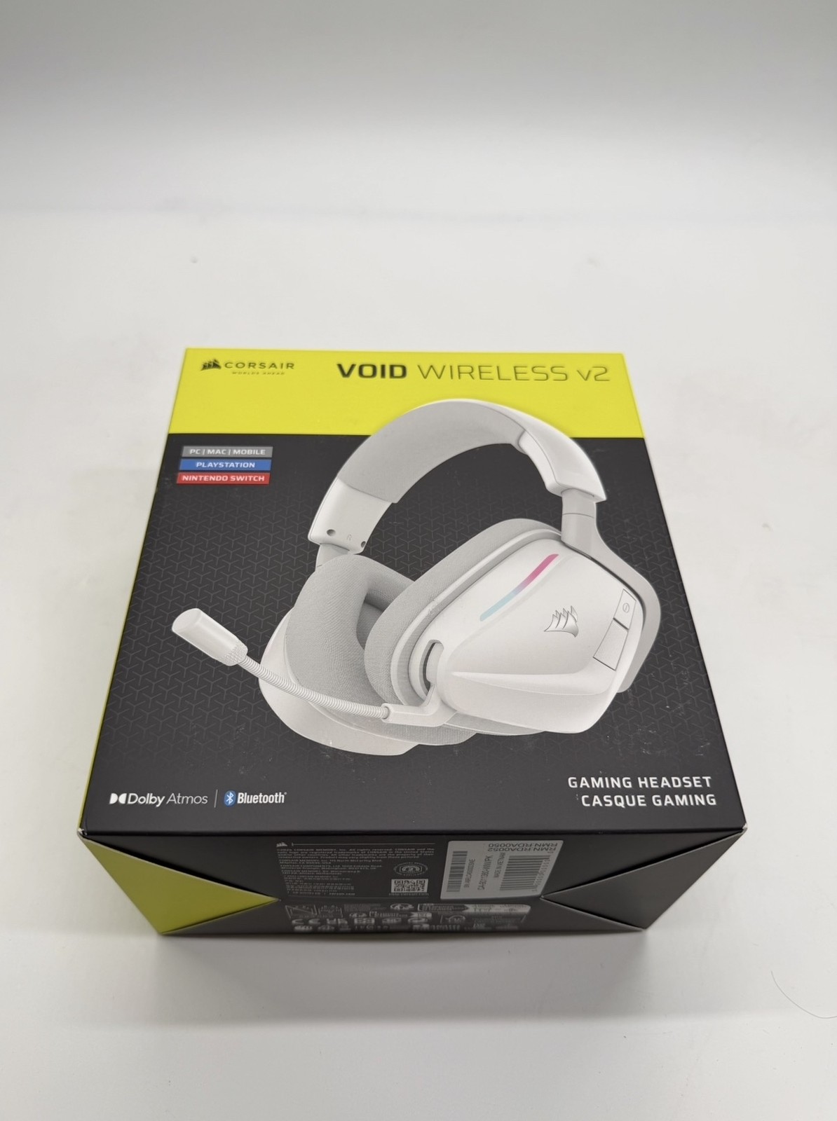 Corsair VOID Wireless V2 Gaming Headset – White – Brand New