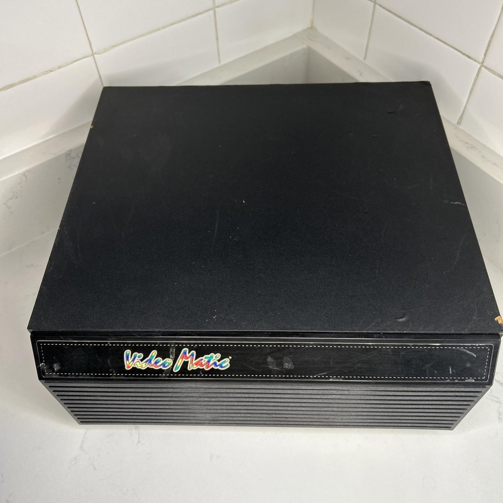VTG 1997 VIDEO MATIC 30 Jewel Case Game Storage Drawer
