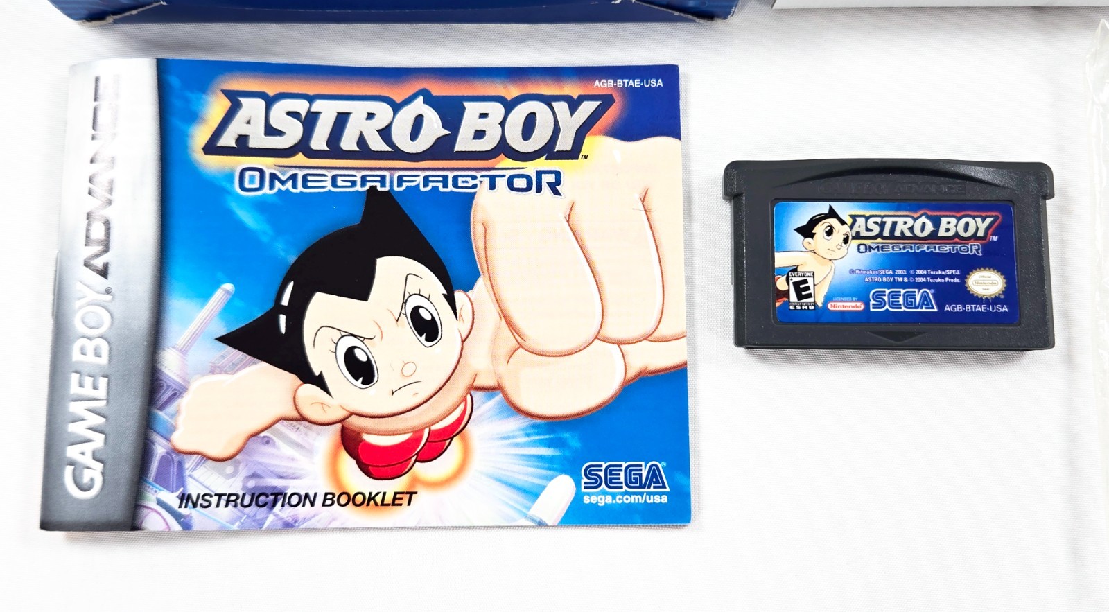 ASTRO BOY OMEGA FACTOR COMPLETE CIB 2004 Authentic Nintendo Game Boy Advance GBA