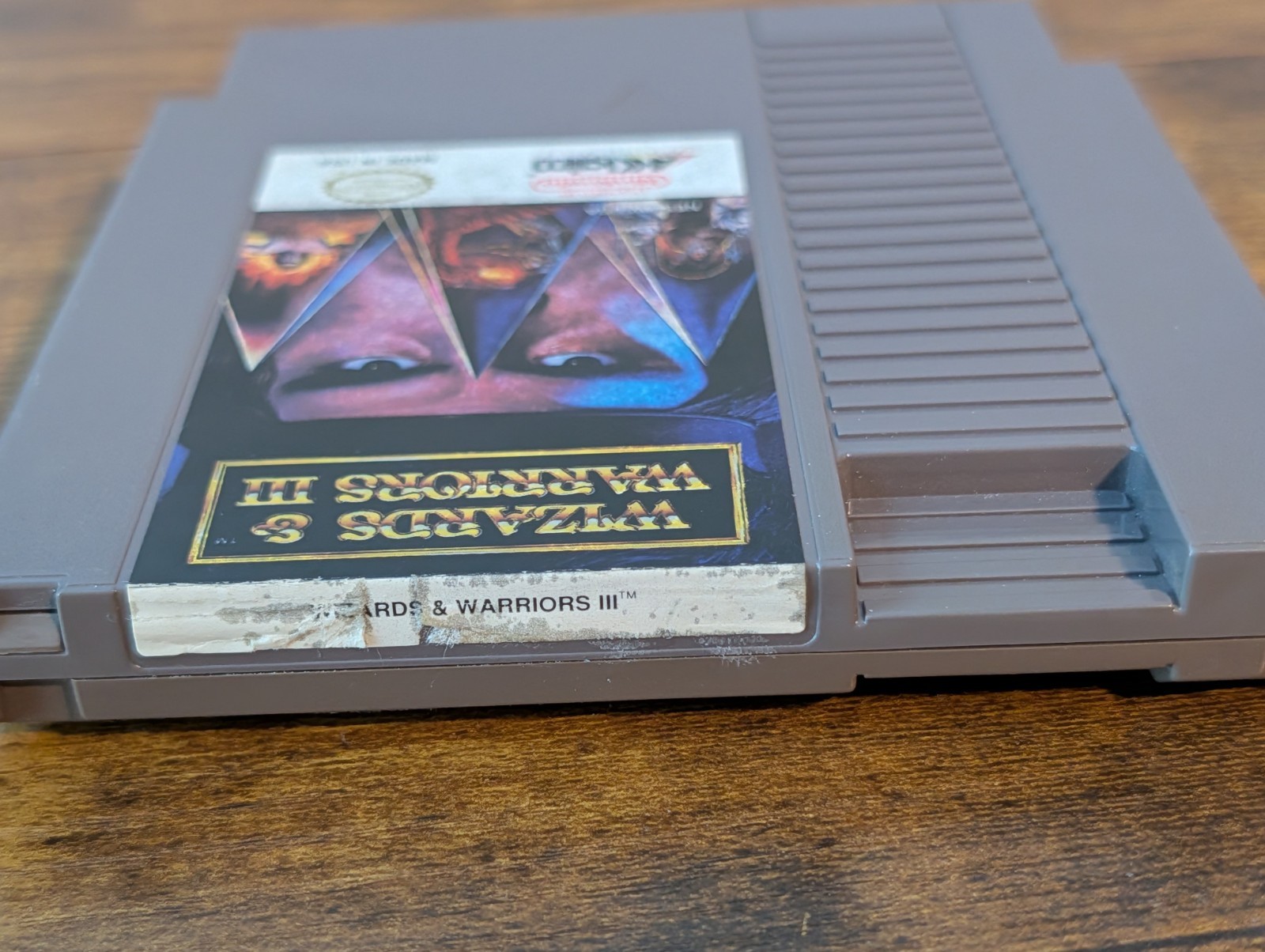 Wizards & And Warriors 3 III Nintendo Nes Cartridge + Manual Tested Authentic
