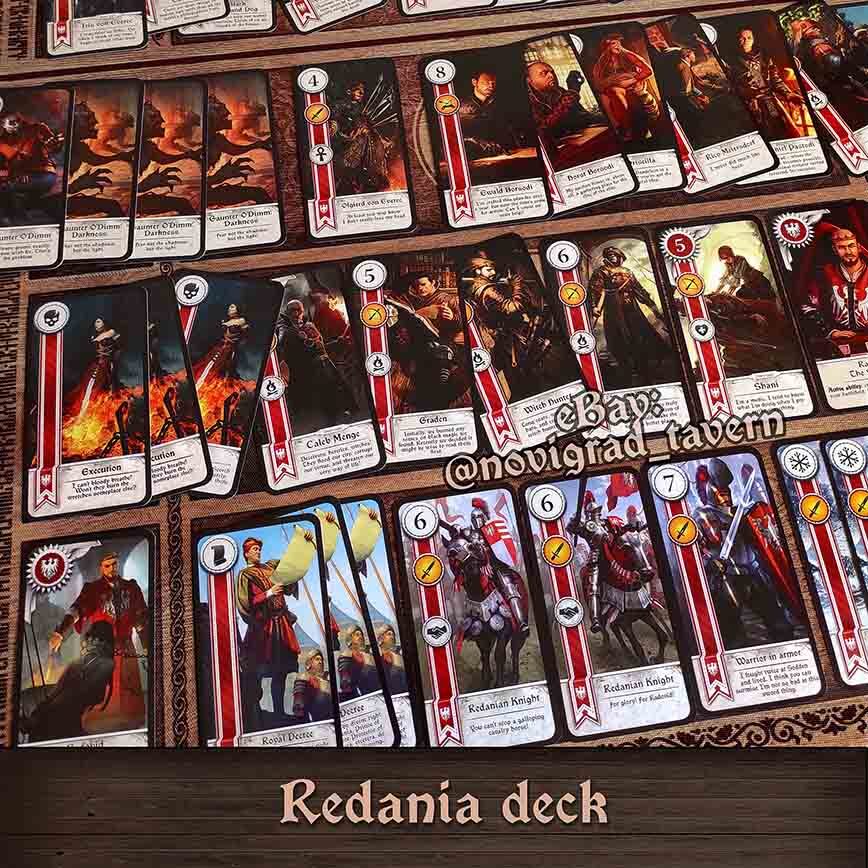 Gwent 2.0 – Witcher – 5 decks with fixed game balance + 5 new decks