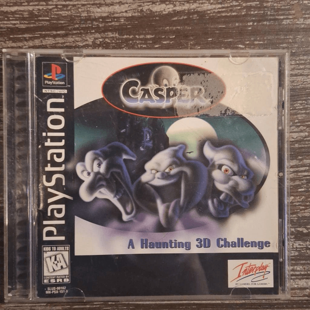 Casper (Sony Playstation, 1996) Complete w/ Manual