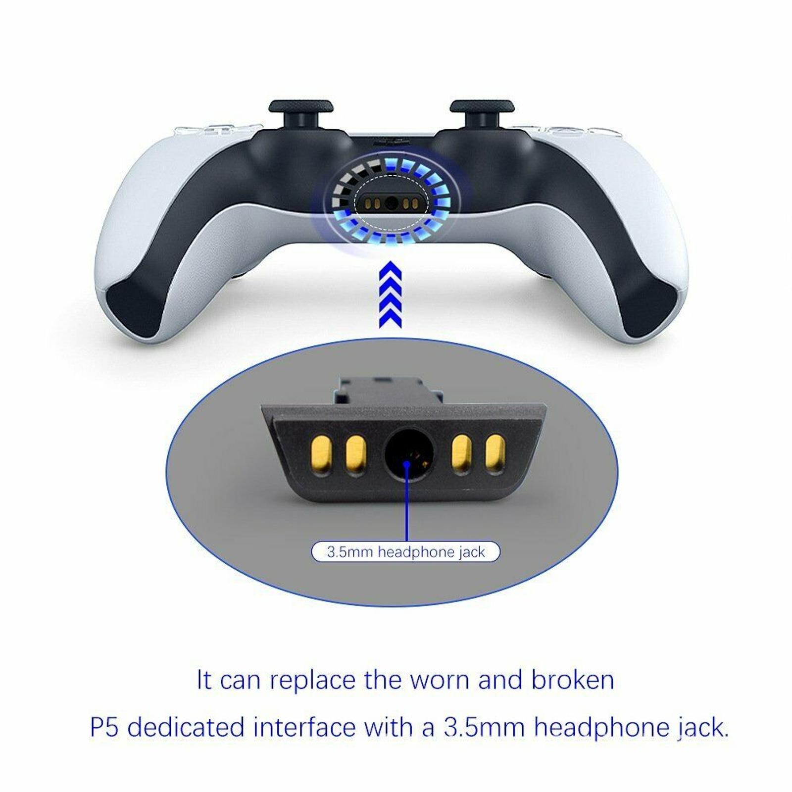 Headphone Plug Jack Headset Port Socket Female Connector Replace For PS5 Handle