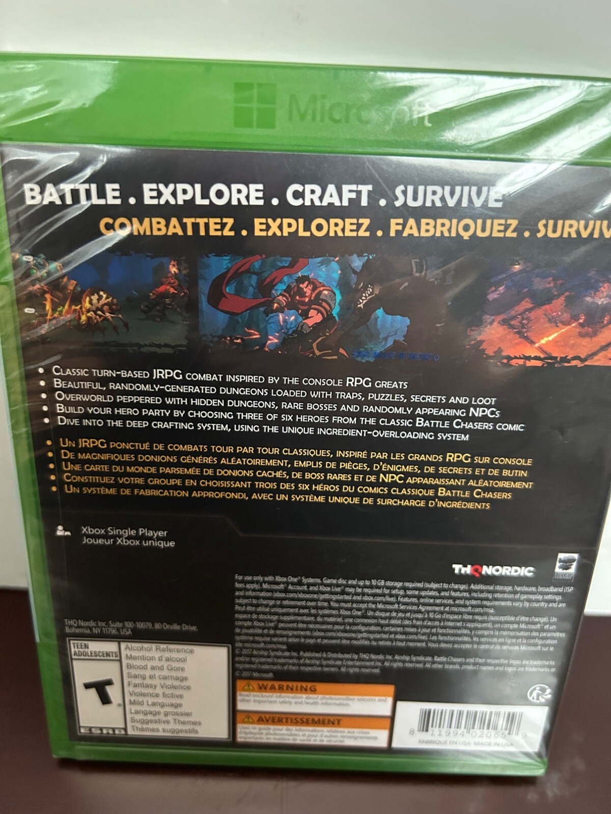 Battle Chasers: Nightwar Xbox One Sealed RPG THQ Nordic & Airship Syndicate