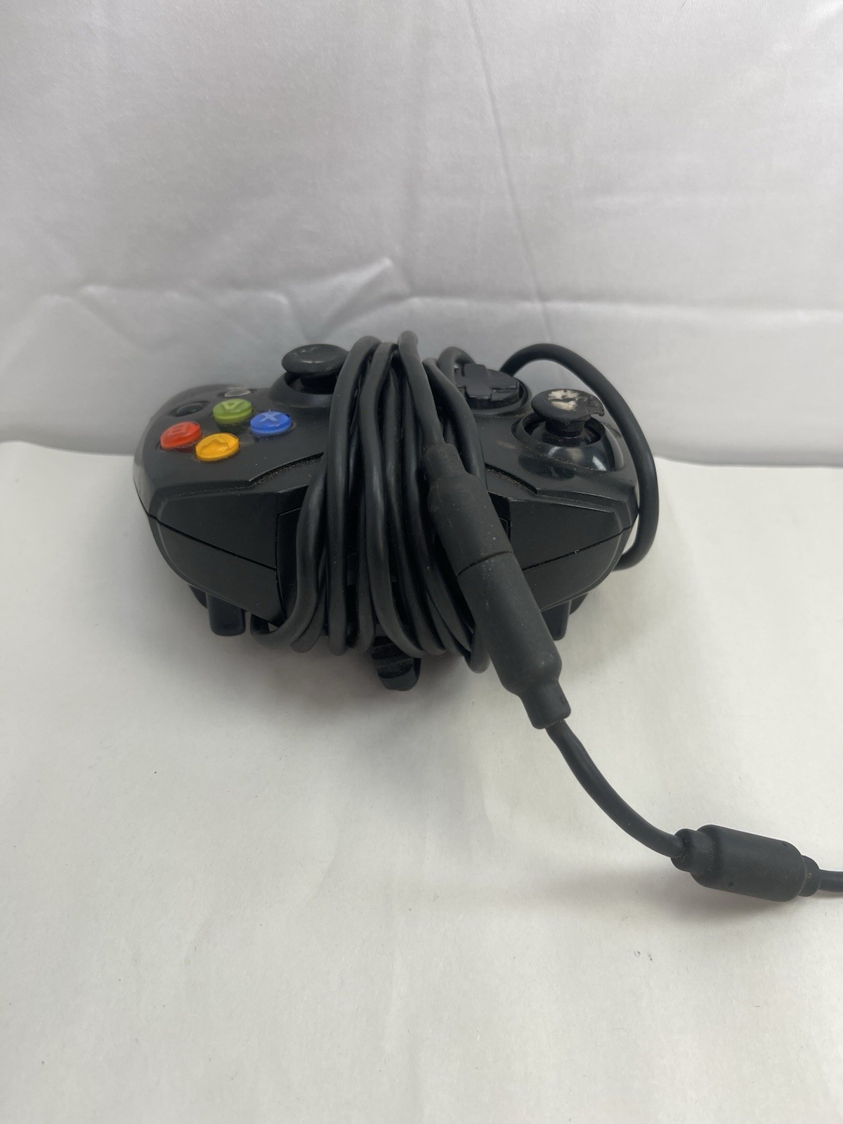 Original Microsoft Xbox Controller – Black Wired Controller (Model S)
