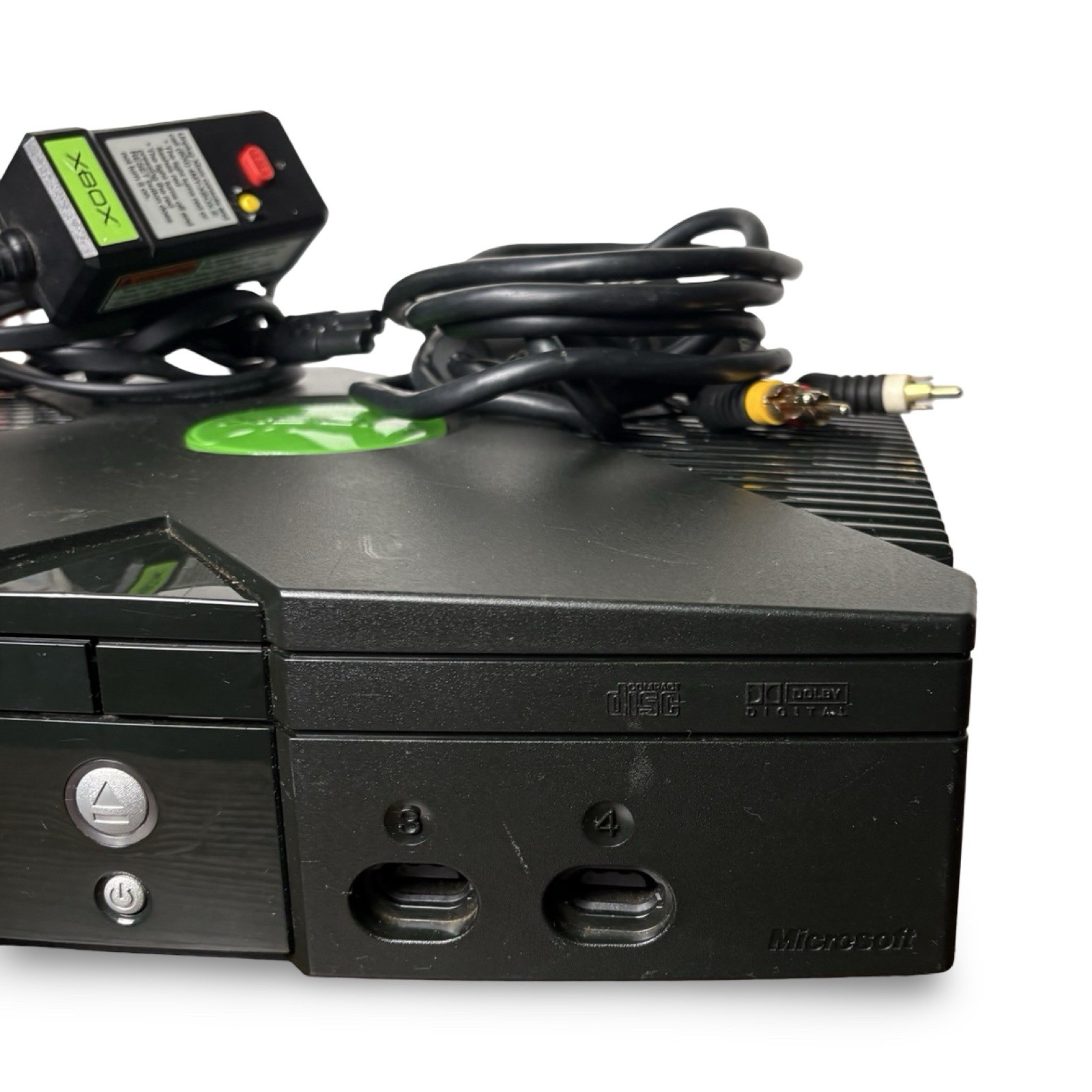 Original Classic Microsoft Xbox Console Powers On Won’t Read Oem Cables For Part