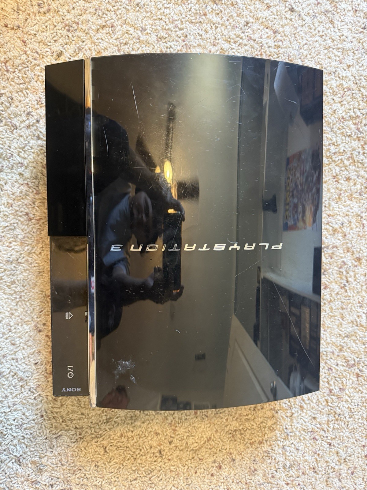 Sony PlayStation 3 60GB CECHA01 FOR PARTS READ DESCRIPTION TURNS ON