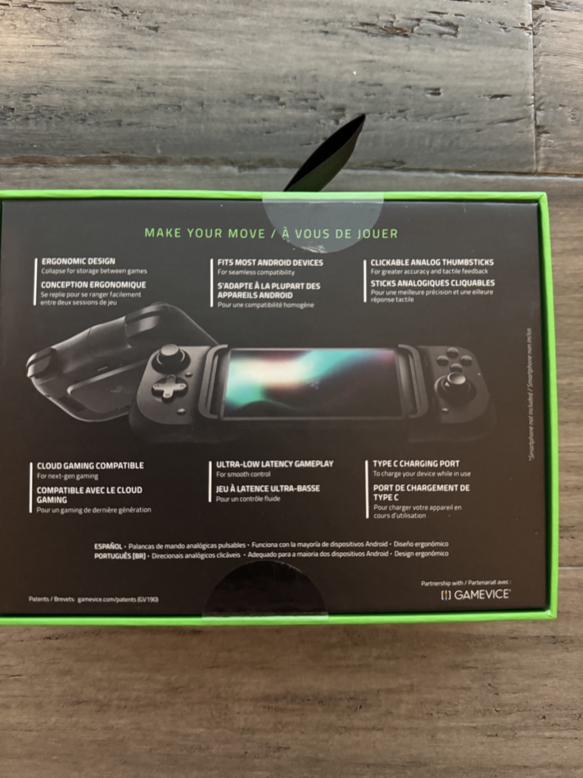 Razer Kishi Universal Gaming Controller for Android USB-C Open Box New