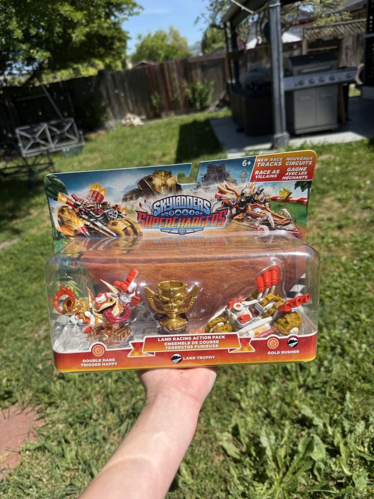 Skylanders Superchargers Land Racing Action Pack: Double Dare Trigger Happy NEW