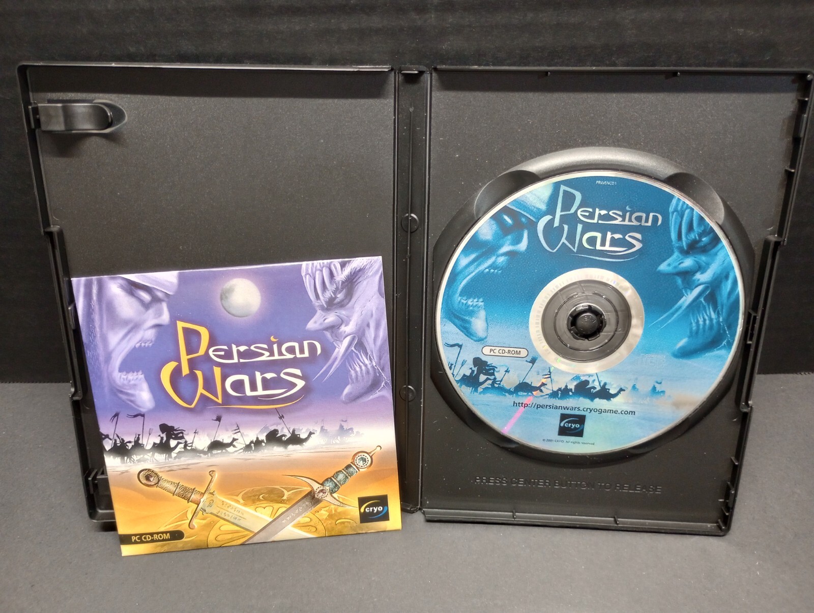 Persian Wars PC Big Box CD-ROM 2001 Cryo Strategy Windows 95, 98, 2000 HomeSoft