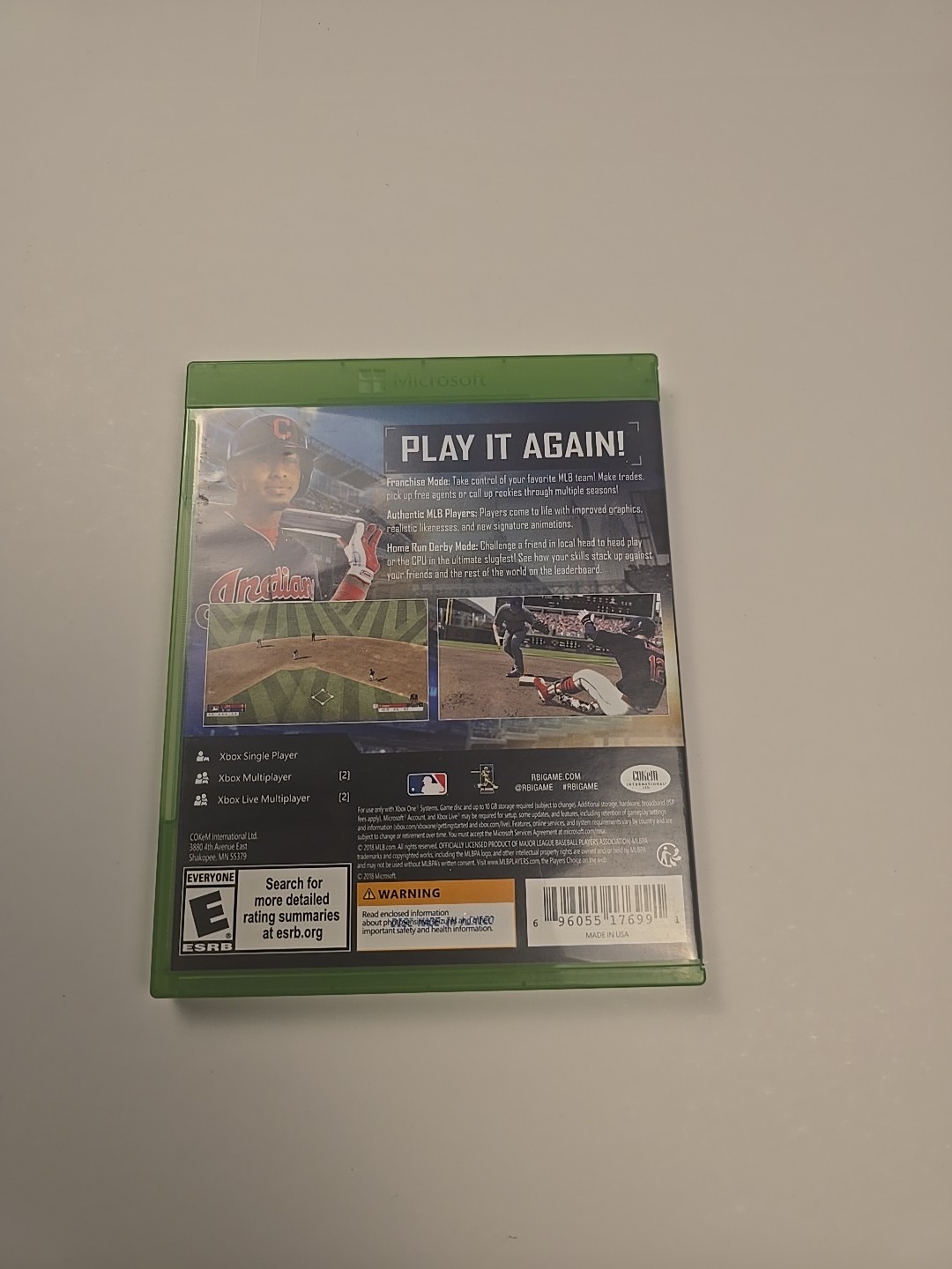 R.B.I. Baseball 18 (Xbox One, 2018) Complete In Box CIB Tested Authentic Clean