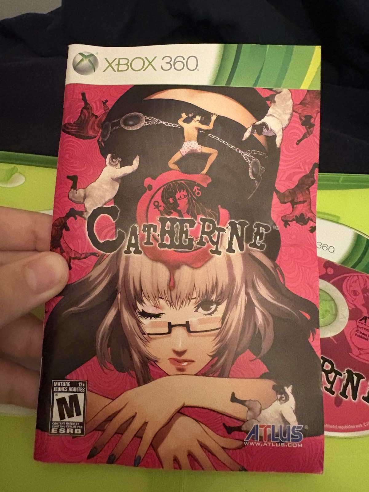 Catherine Xbox 360 Microsoft Atlus Puzzle Adventure Video Game CIB Authentic