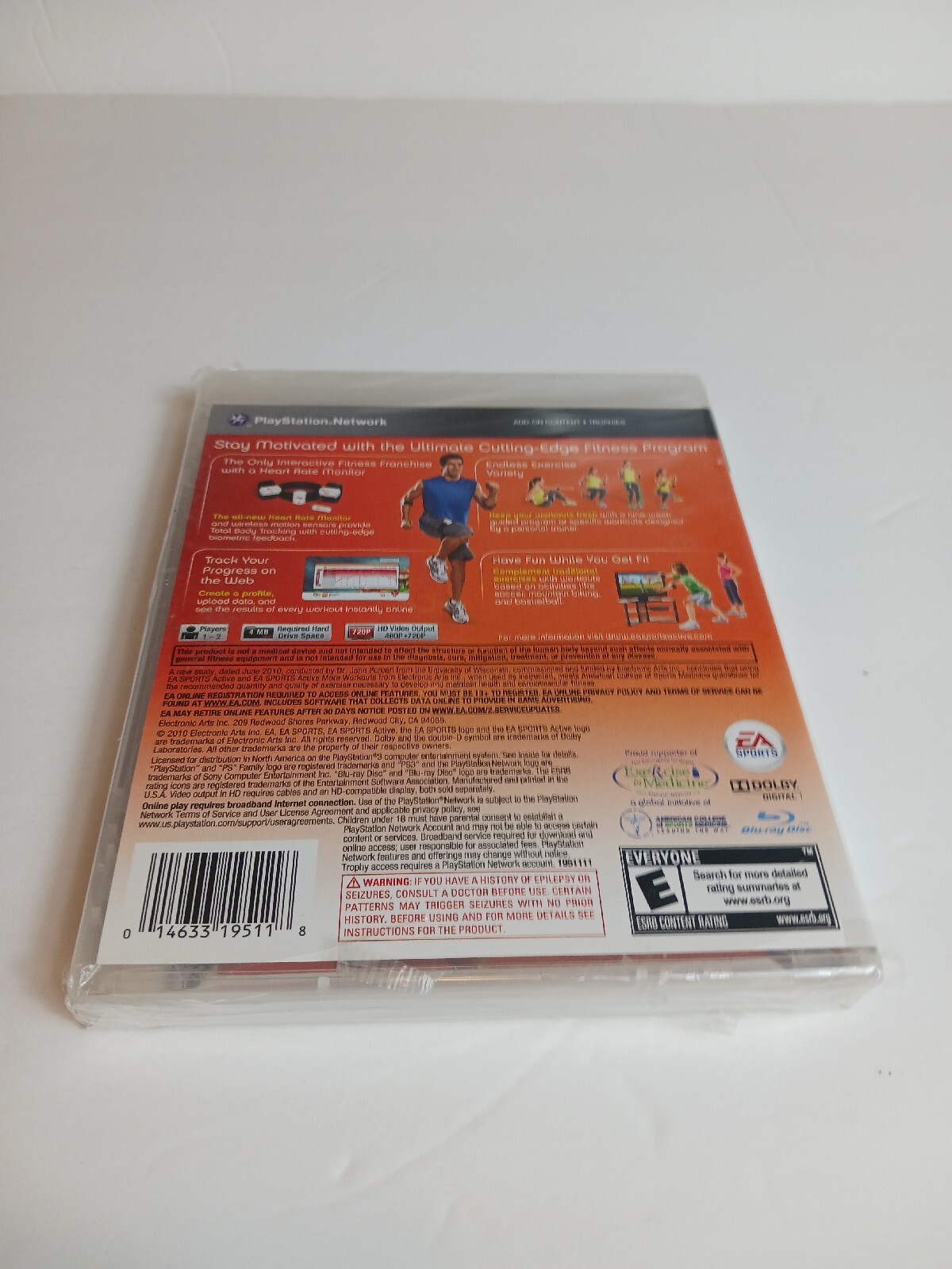 Sony PS3 PlayStation 3 Video Game EA Sports Active 2 Personal Trainer New Sealed