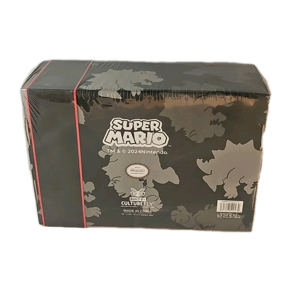Super Mario Bowser Collector Box CultureFly Nintendo New Box Wear 2023 Complete!