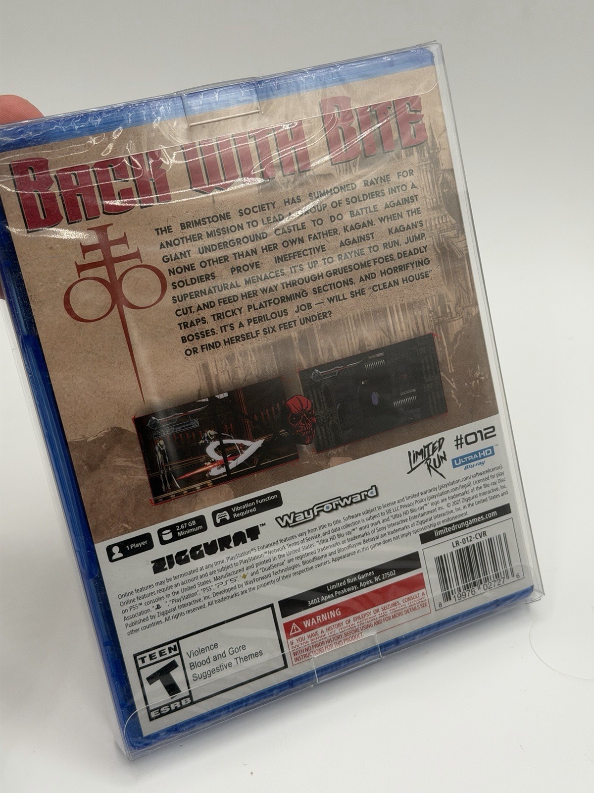 BloodRayne Betrayal: Fresh Bites – Limited Run #012 PlayStation 5 Brand New!!!!