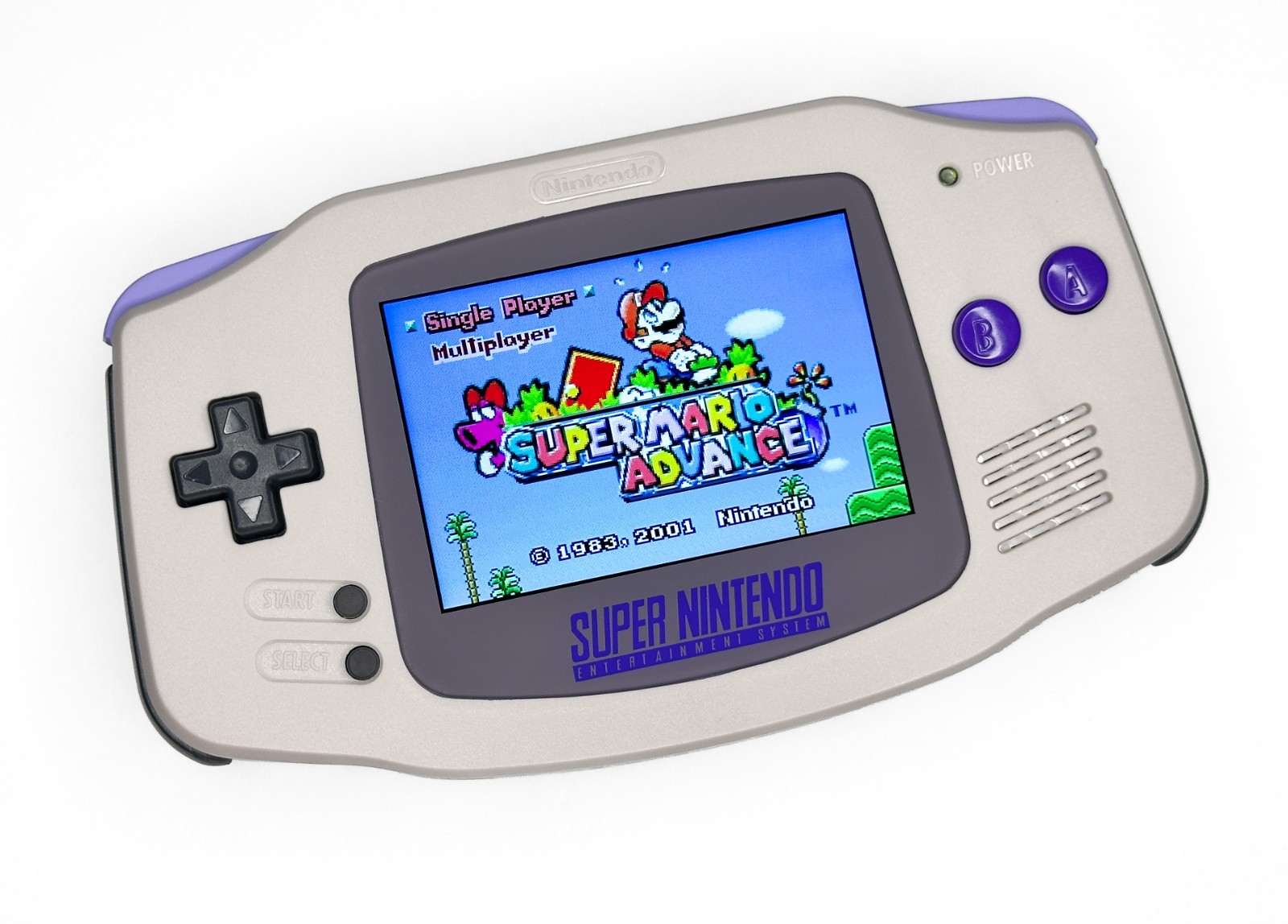 Nintendo Game Boy Advance GBA 3.0 IPS Console UV SNES USB-C Battery
