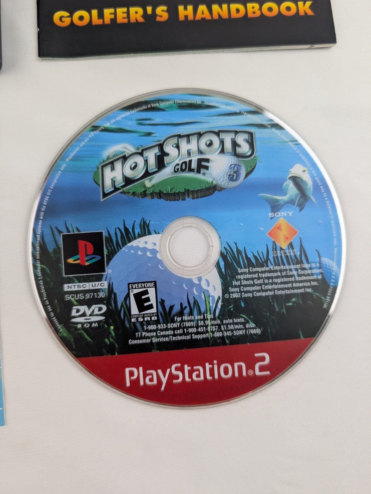Hot Shots Golf 3 Greatest Hits PS2 Sony Golf Sports Video Game CIB Complete