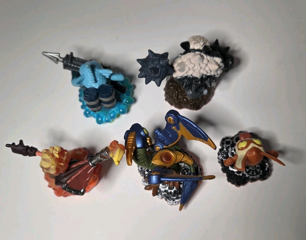 Skylander Lot Of 5 Trigger Snappy Fist Bump Torch Drobot Gill Grunt Activision