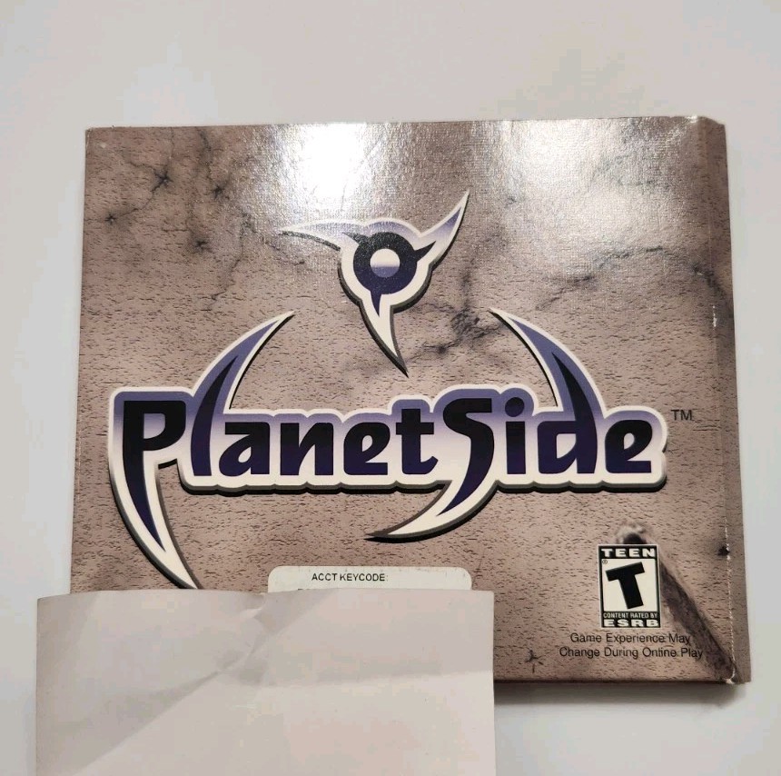 PLANETSIDE PC CD ROM VIDEO GAME COMPLETE 2003 SONY ONLINE