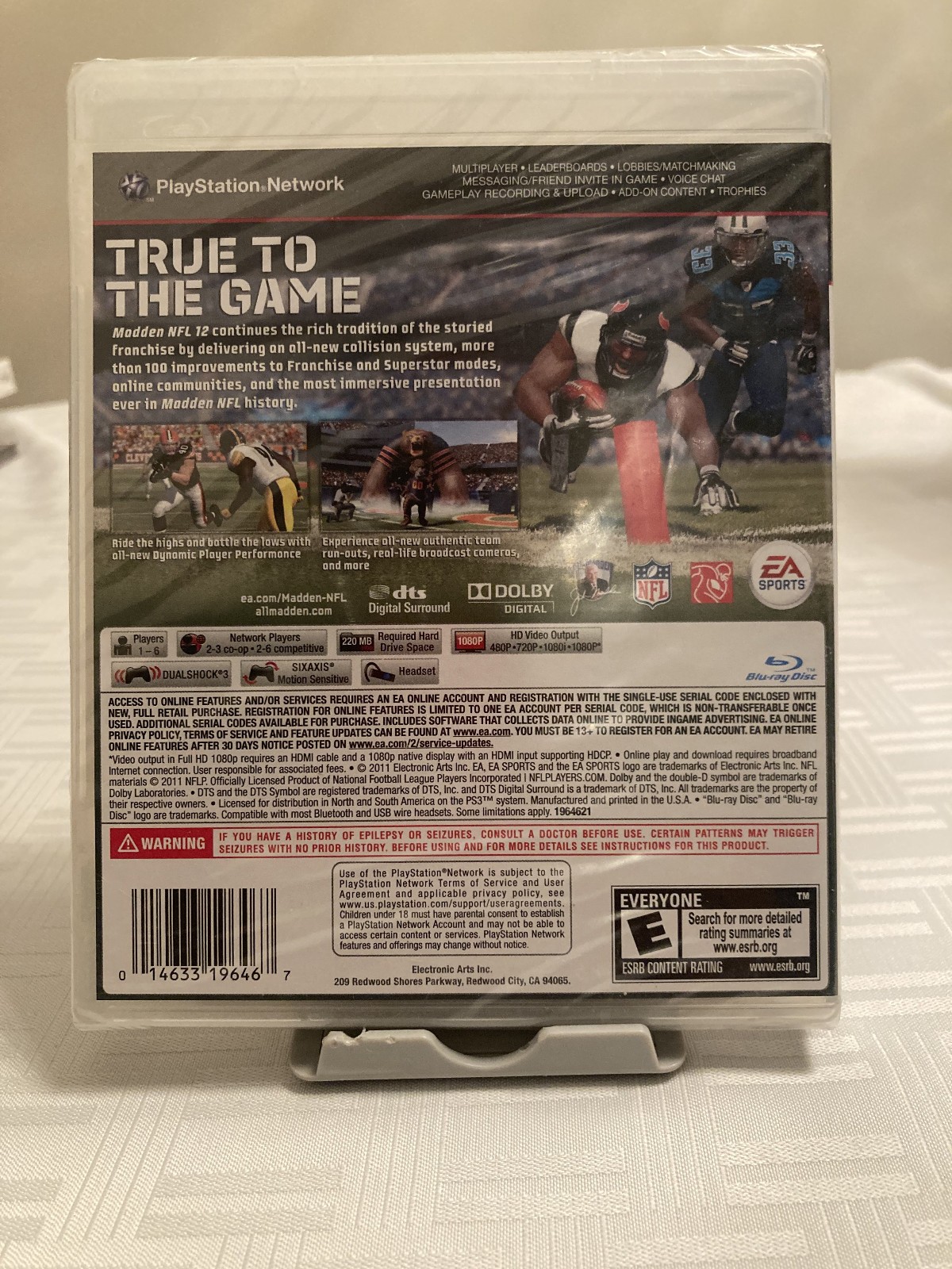 Madden NFL 12 – Playstation 3 PS3 – New and Sealed
