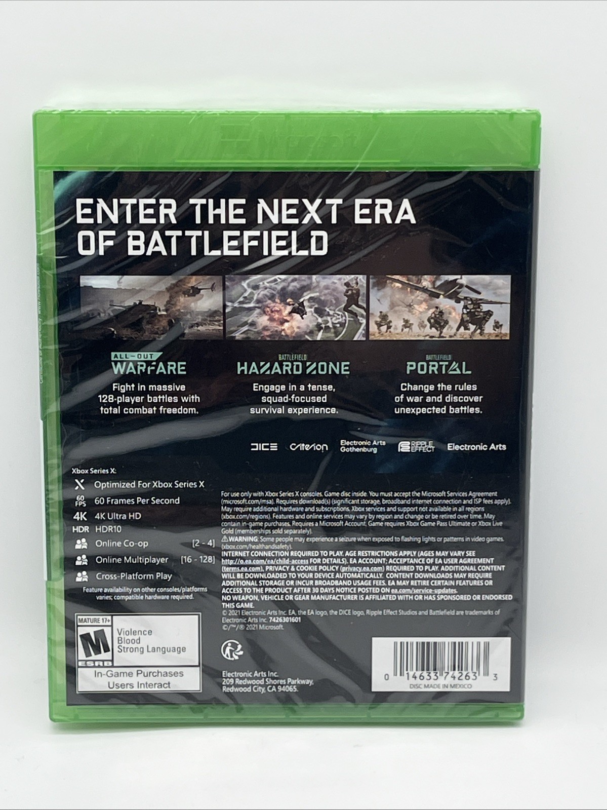 Battlefield 2042 Microsoft Xbox Series X|S NEW Factory Sealed, Free Shipping