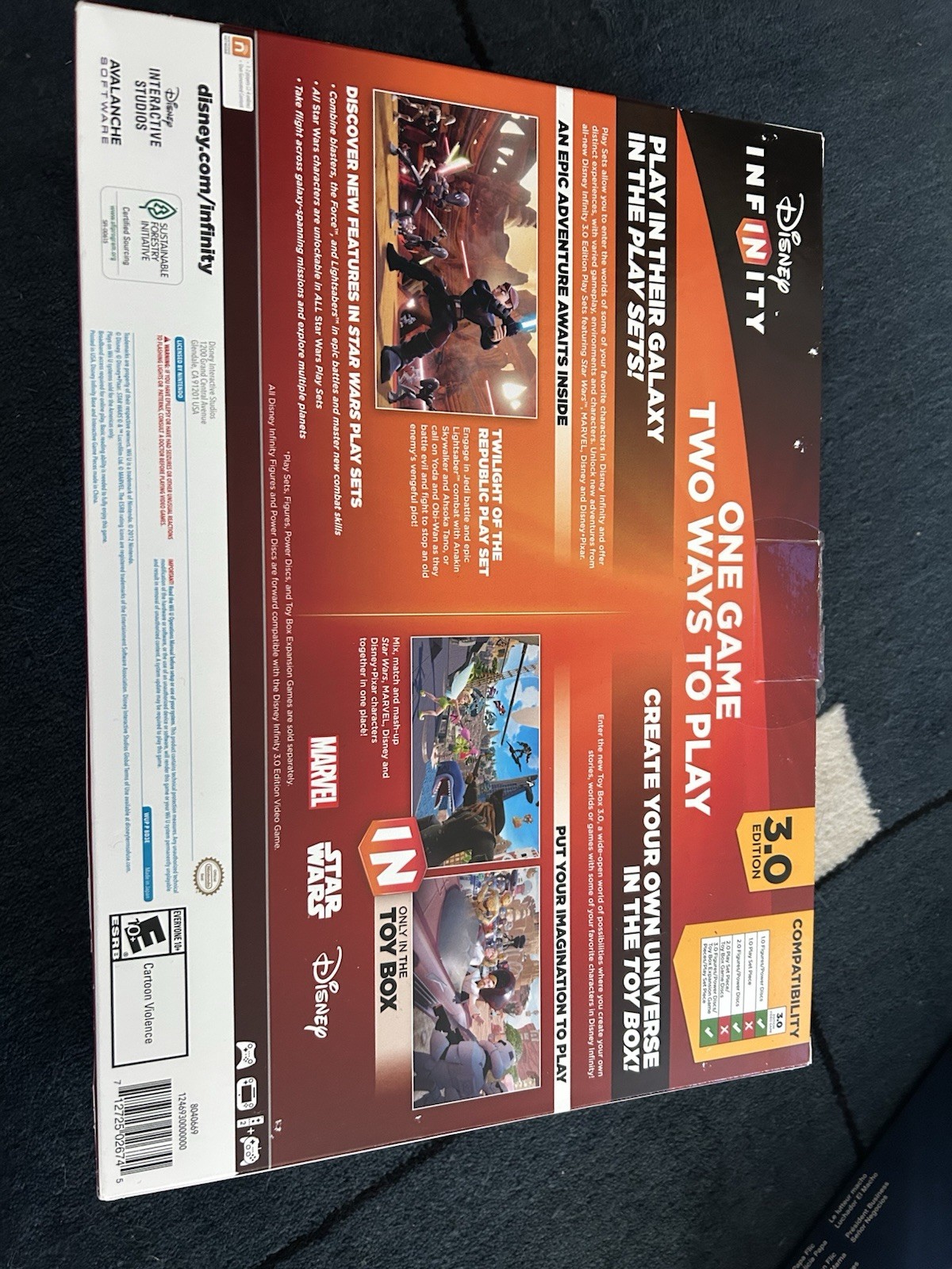 Disney Infinity 3.0 Edition Star Wars Wii U Starter Pack Base + Figures