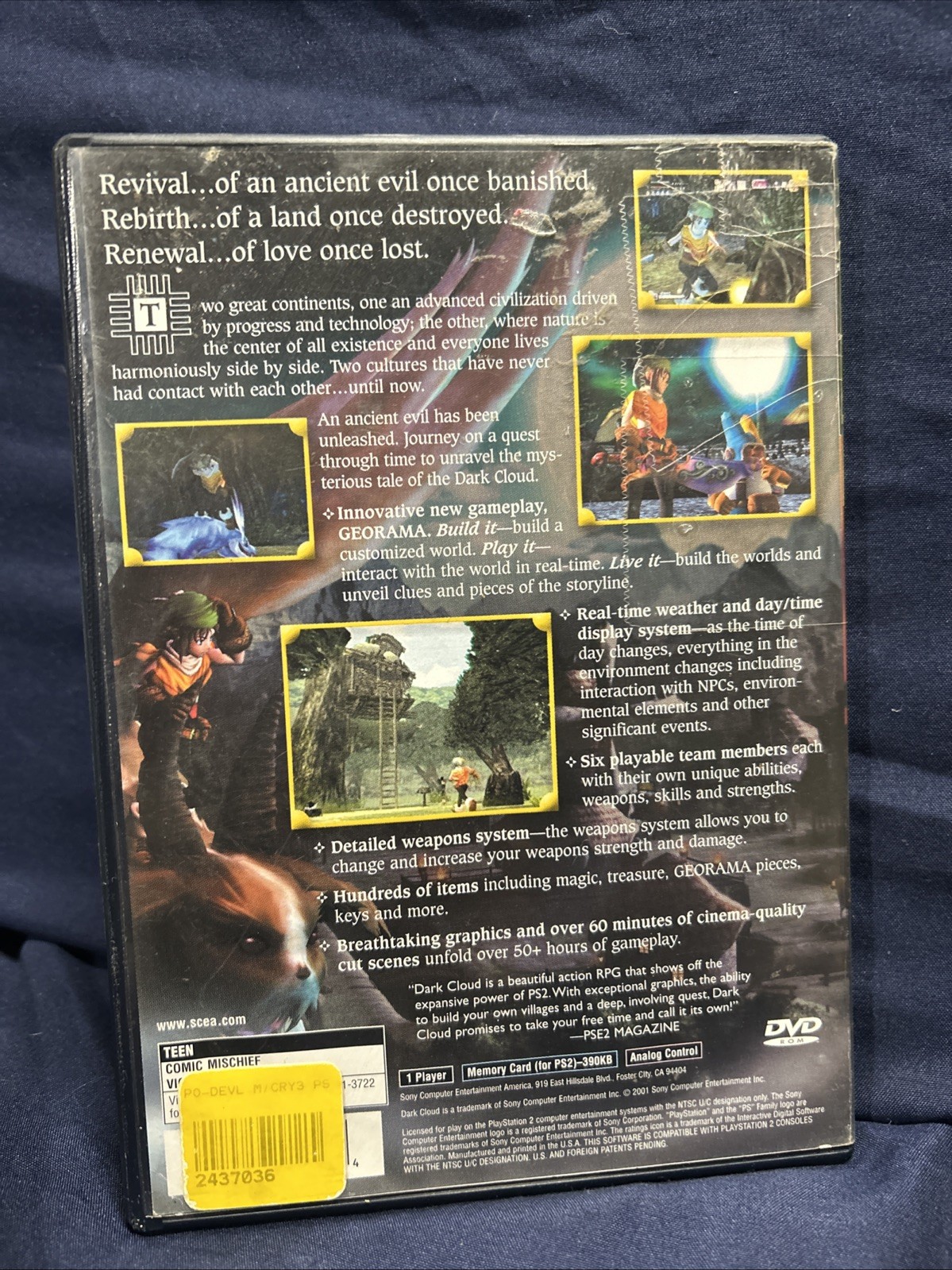 Dark Cloud (Sony PlayStation 2, 2001)