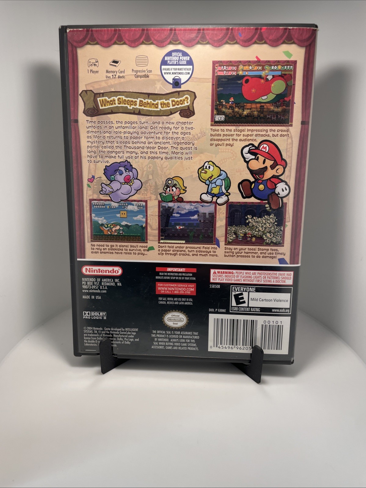 Game Cube Paper Mario: The Thousand-Year Door Tested & Working