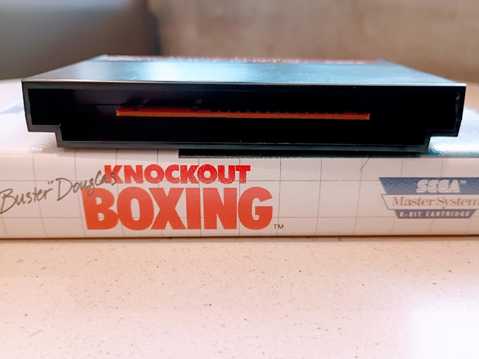 James “Buster” Douglas Knockout Boxing (Sega Master System) Box and Cartridge