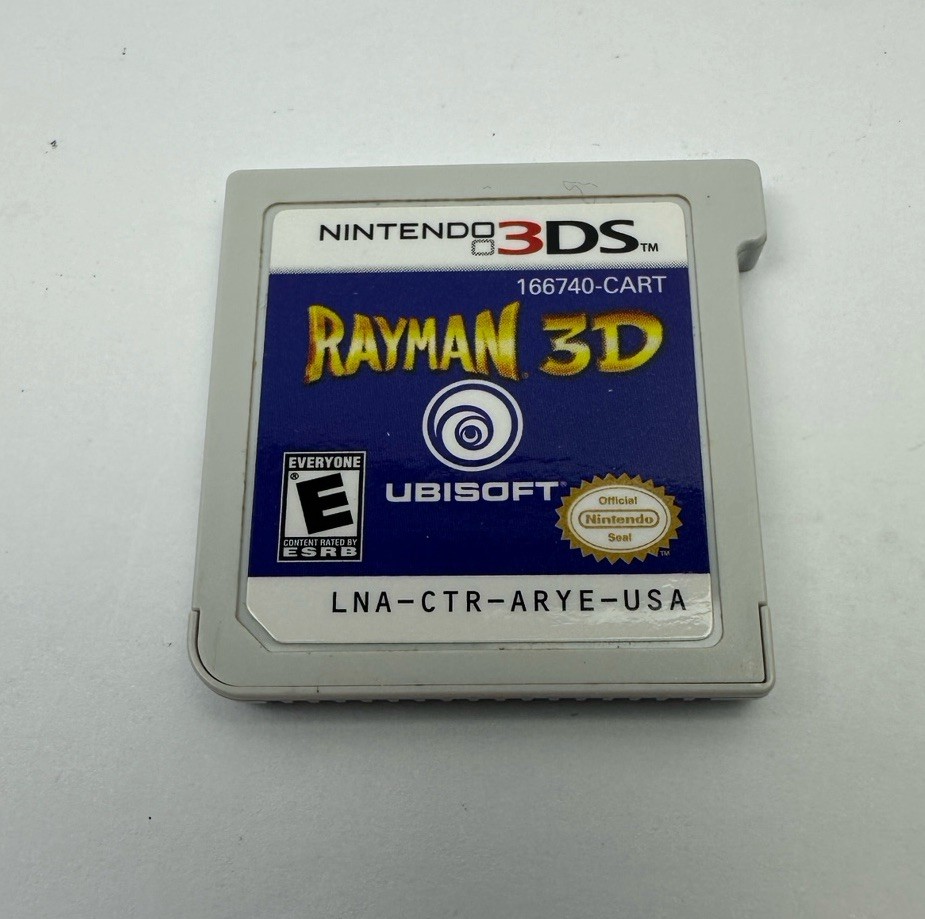 Rayman 3D Nintendo 3DS CIB Complete with Manual Tested & Works!