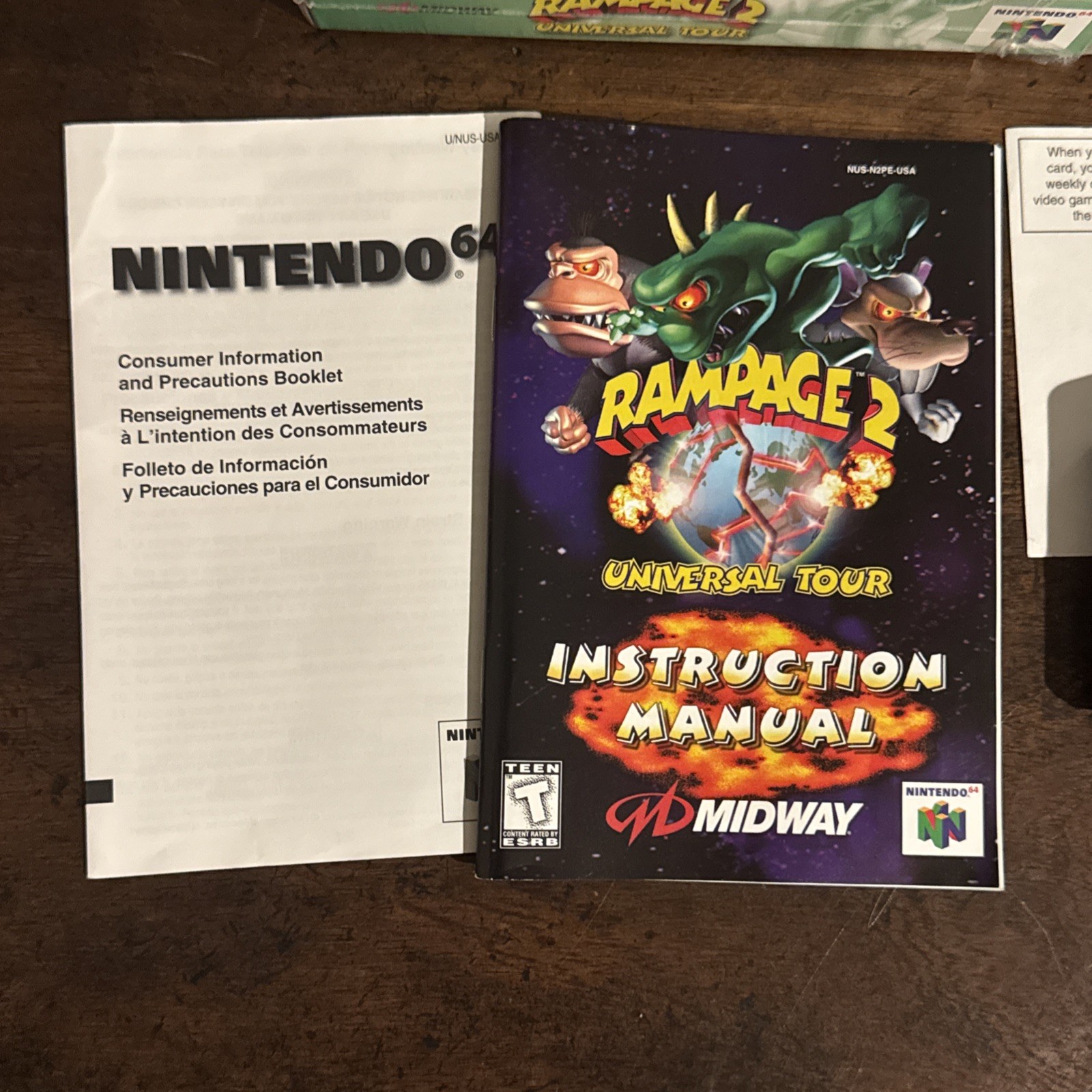 Rampage 2: Universal Tour Nintendo 64 N64