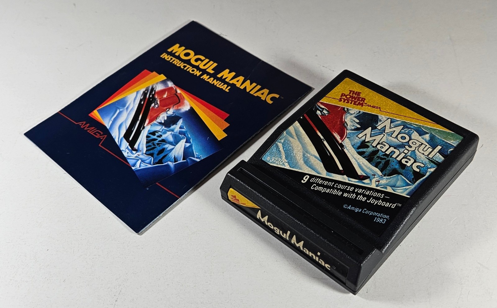 Atari 2600 Mogul Maniac with Manual – 1983 Amiga Corporation – Tested and Works
