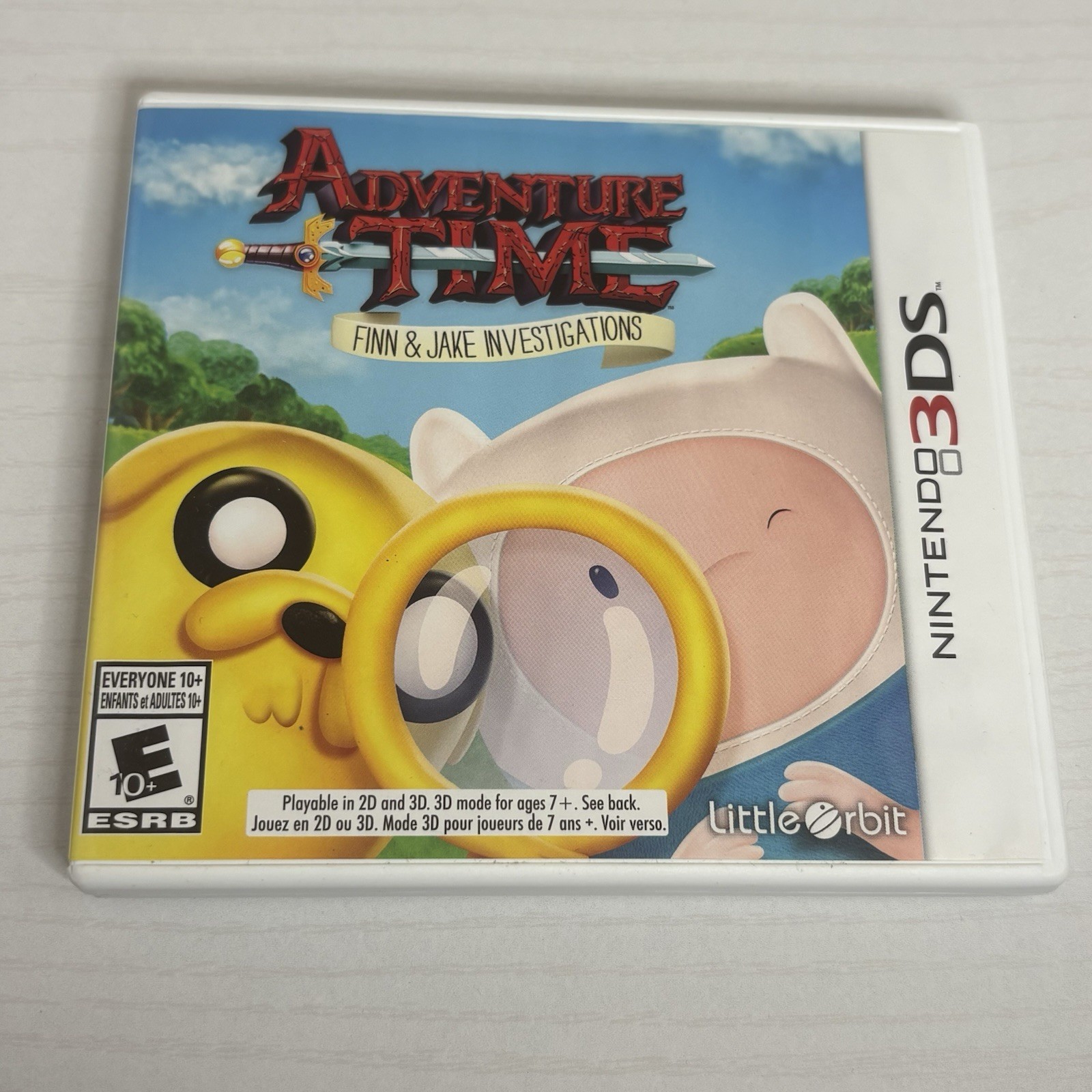 Adventure Time Finn & Jake Investigations Nintendo DS Case Only – No Game