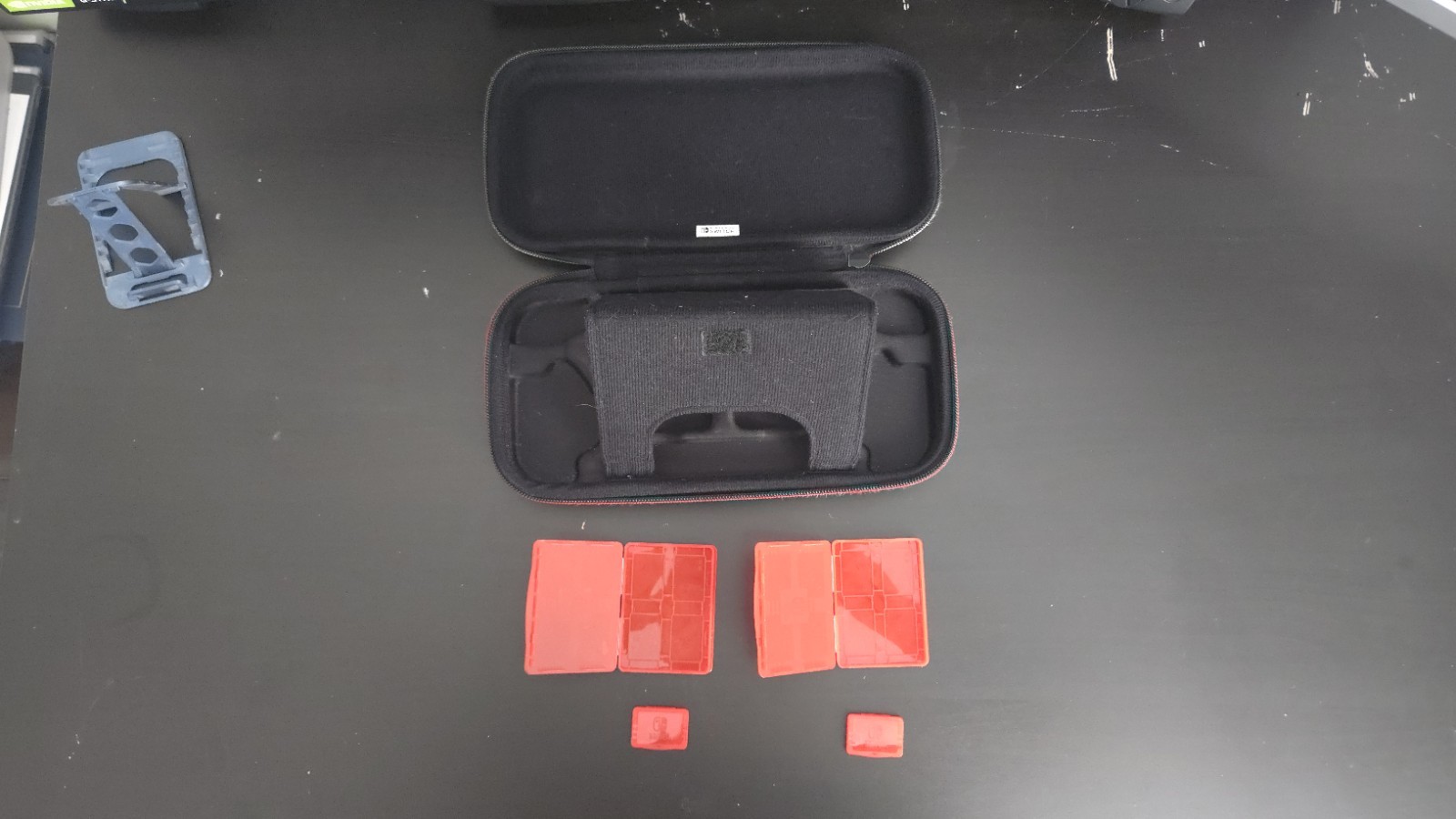 Nintendo Padded Hard Shell Travel Case for Nintendo Switch Console Black/Red