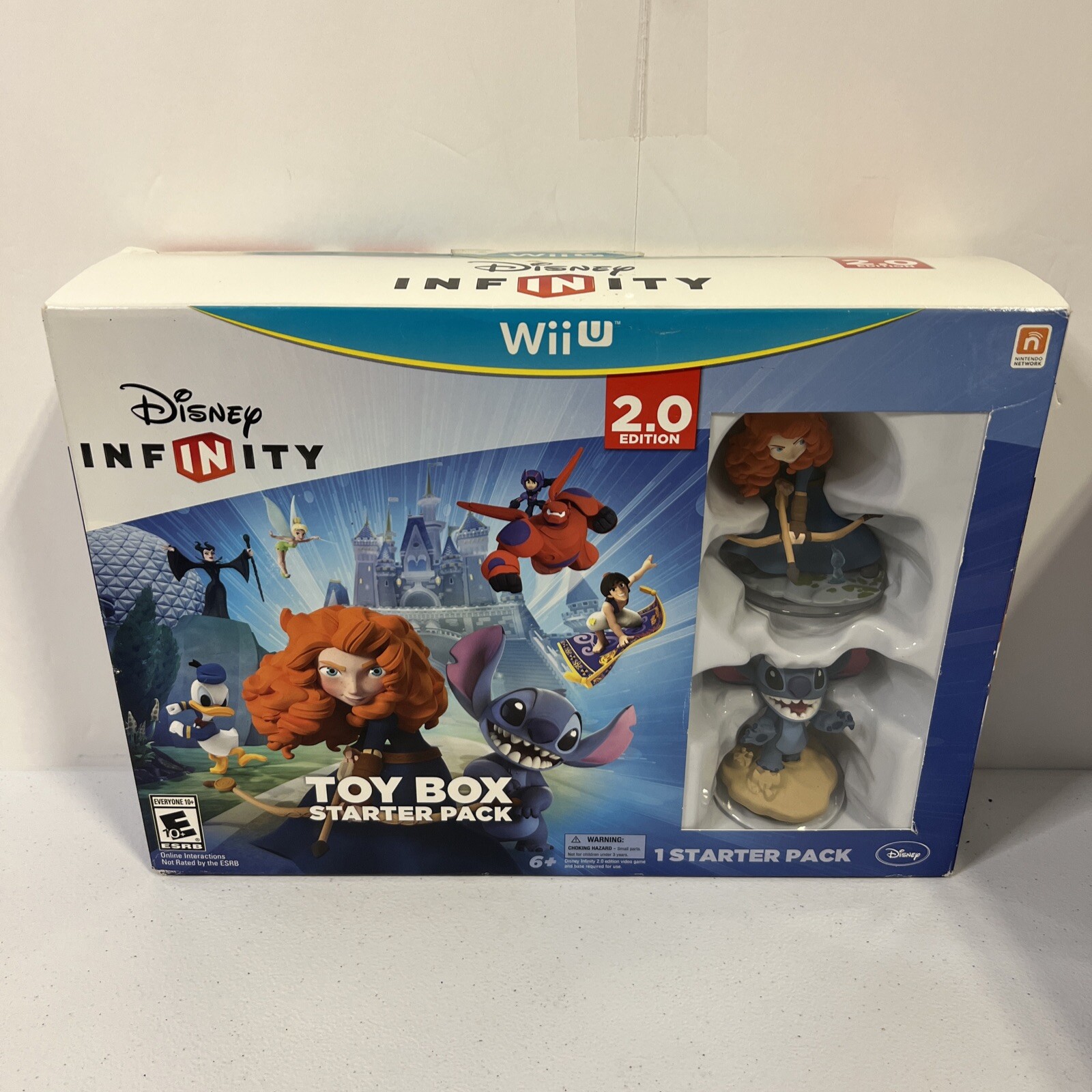 Disney Infinity 2.0 Wii U Toy Box Starter Pack NEW SEALED Merida Stitch WiiU