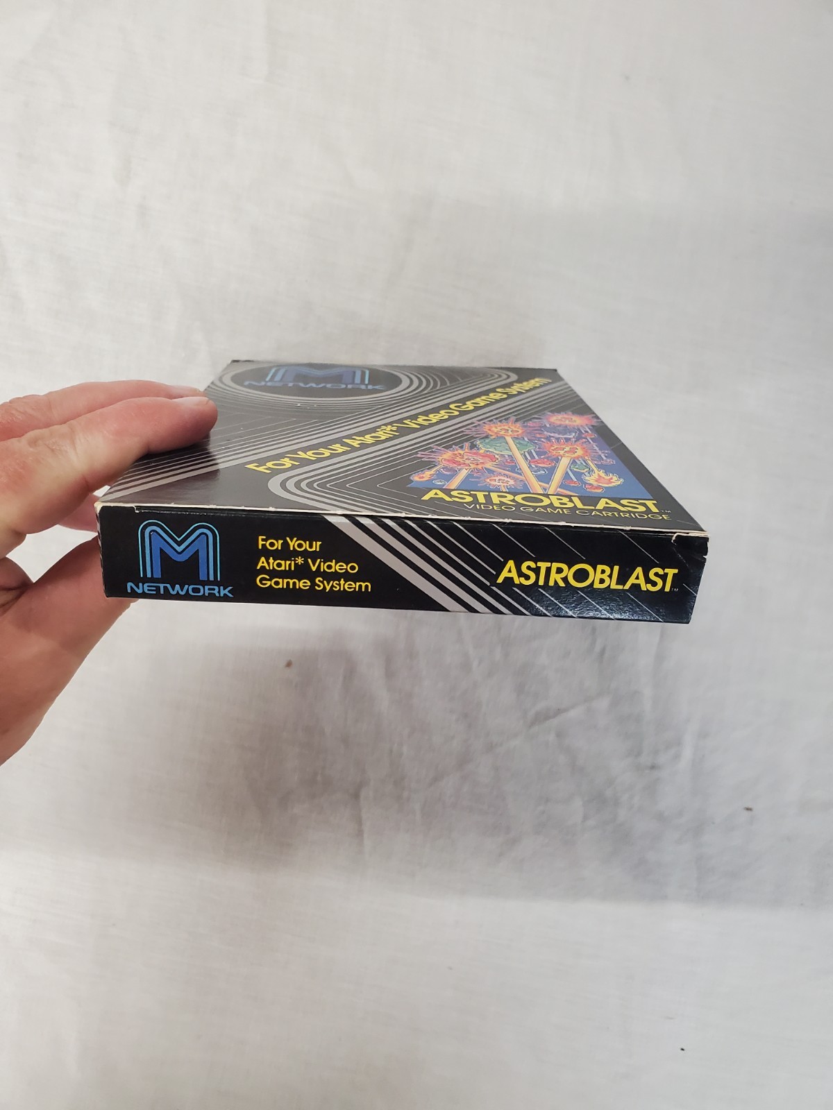 Astroblast (Atari 2600, Mattel) Complete In Box CIB Tested (A029)