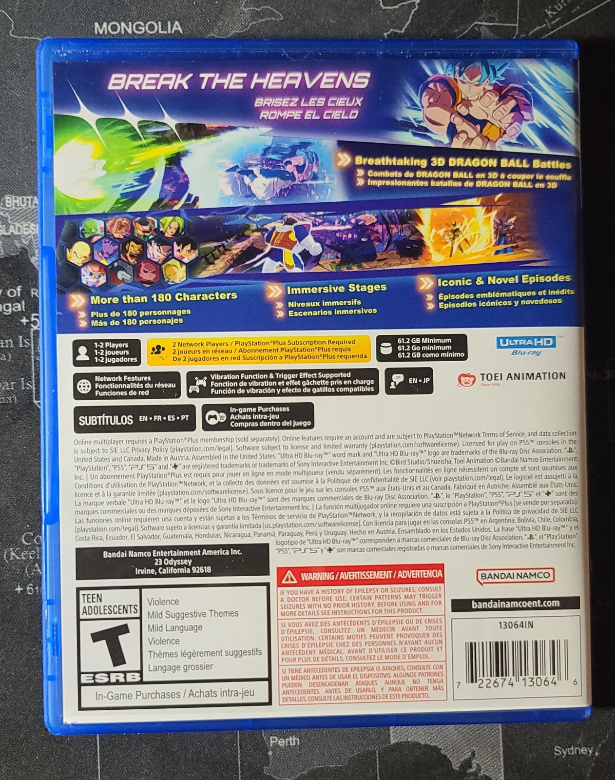 Dragon Ball Sparking! Zero PS5 PlayStation 5