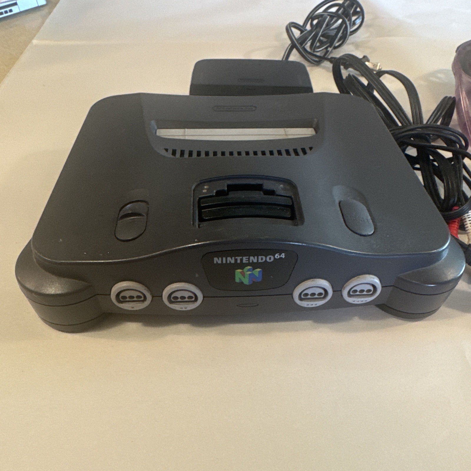 Nintendo N64 Original System Console with 2 CONTROLLERS