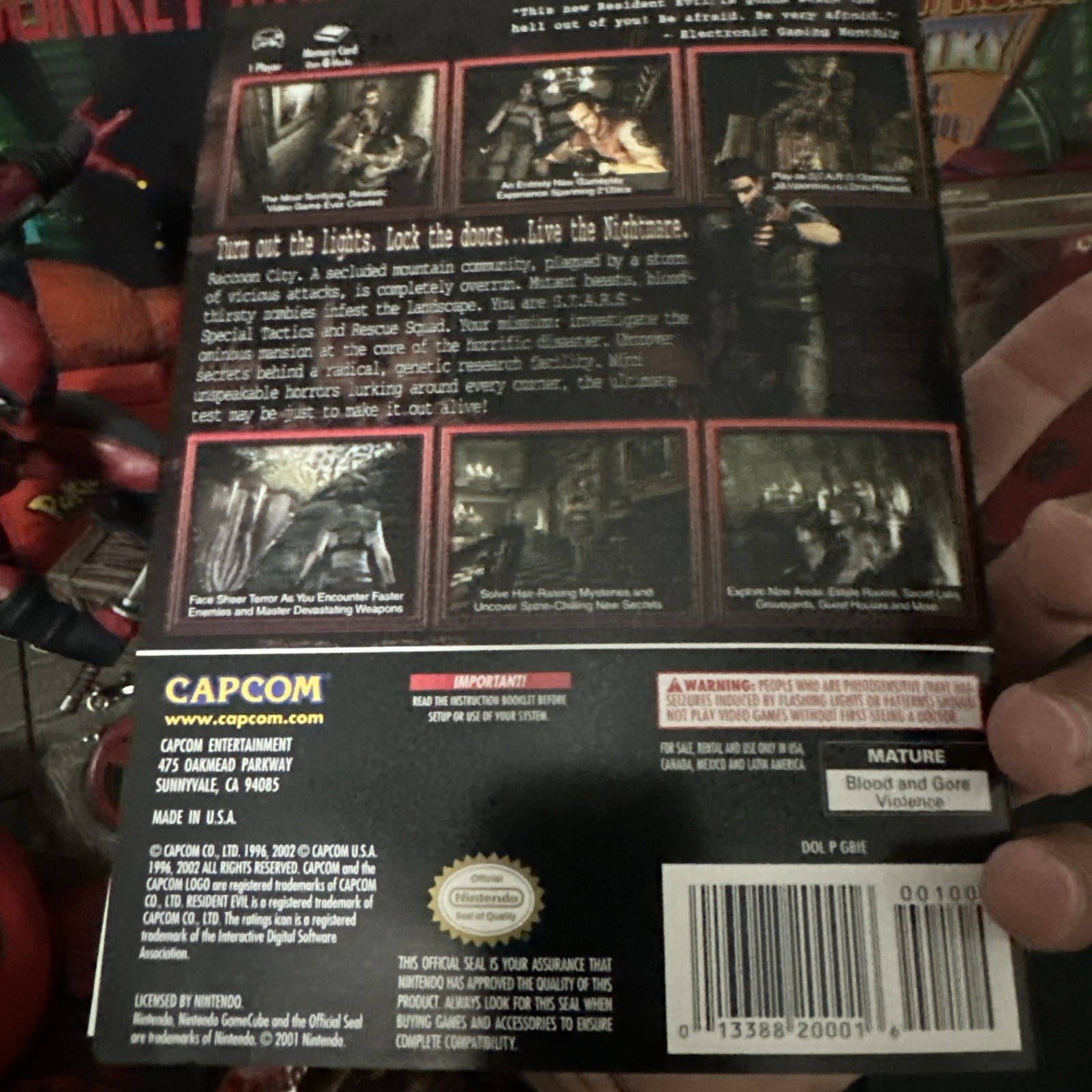 Resident Evil – Nintendo Gamecube! CIB!