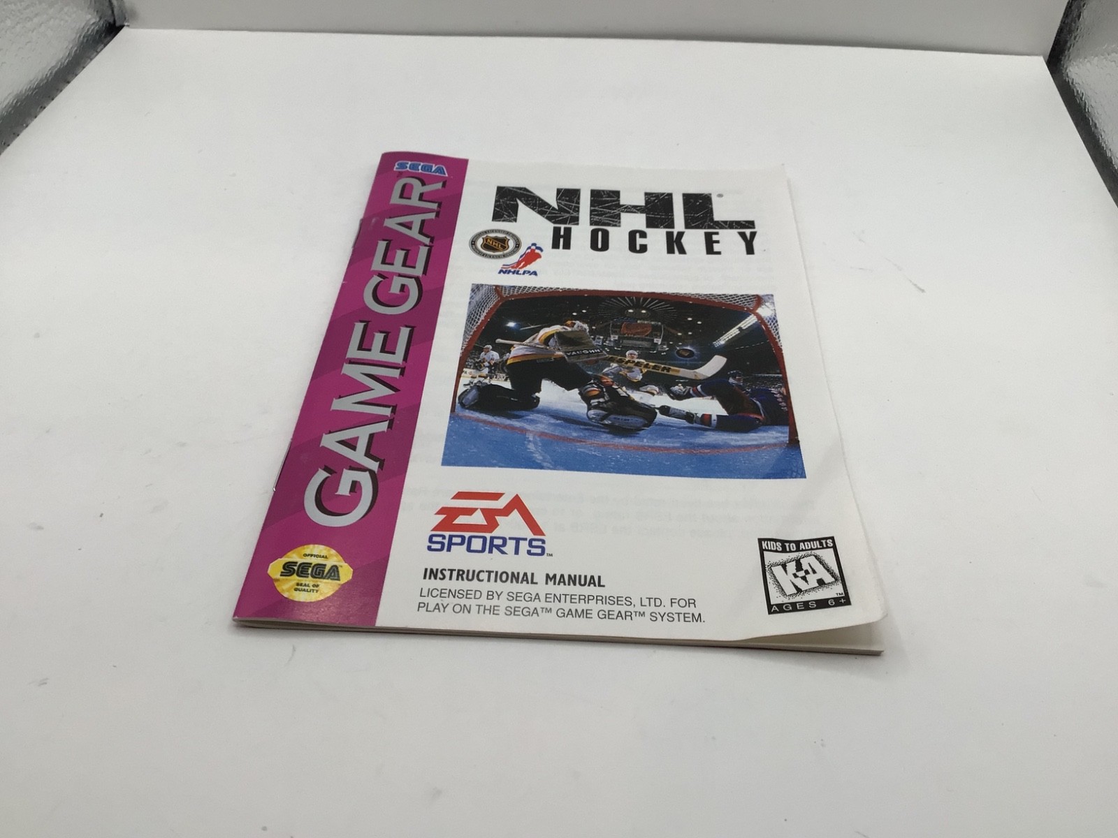 NHL Hockey Sega Game Gear, 1994 Complete w/Manual CIB