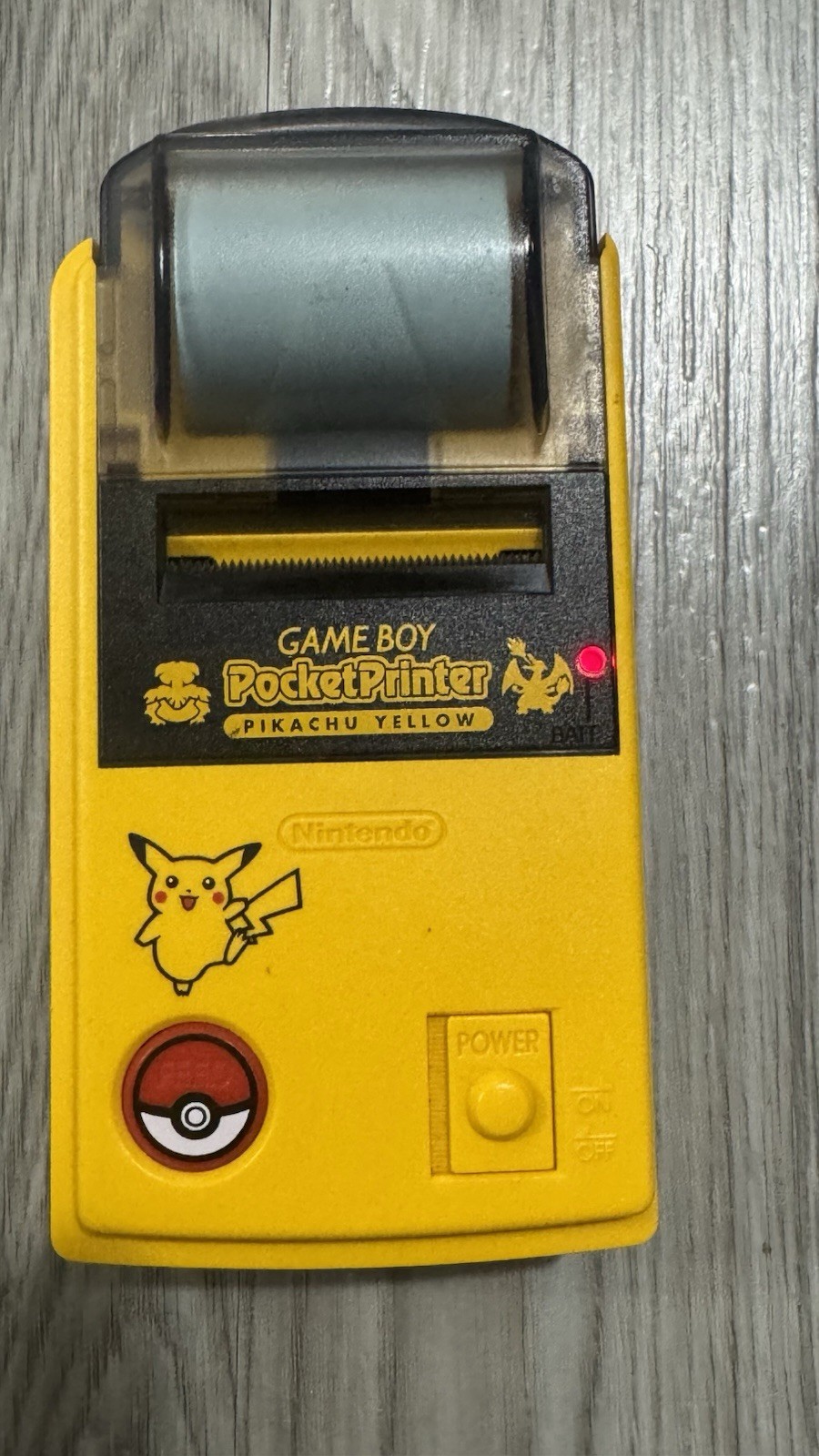 Nintendo Game Boy Pocket Printer Pokemon Pikachu Yellow