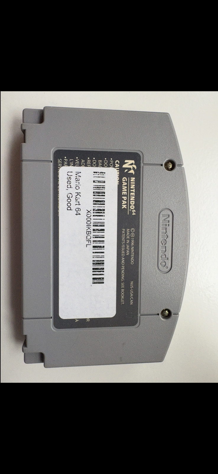 Mario Kart 64 (Nintendo 64, 1997) — Authentic!