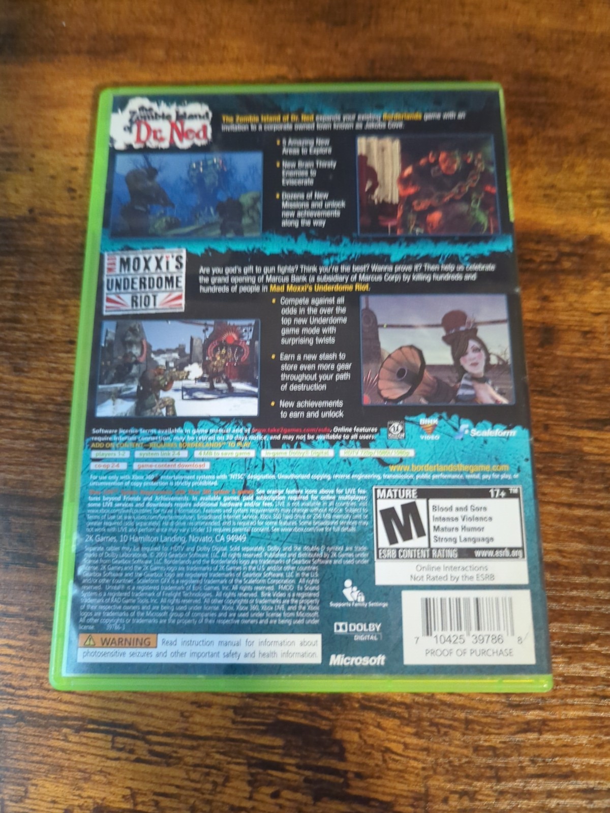 Borderlands Double Game Add-On Pack: The Zombie Island of Dr. Ned & Mad Moxxi’s