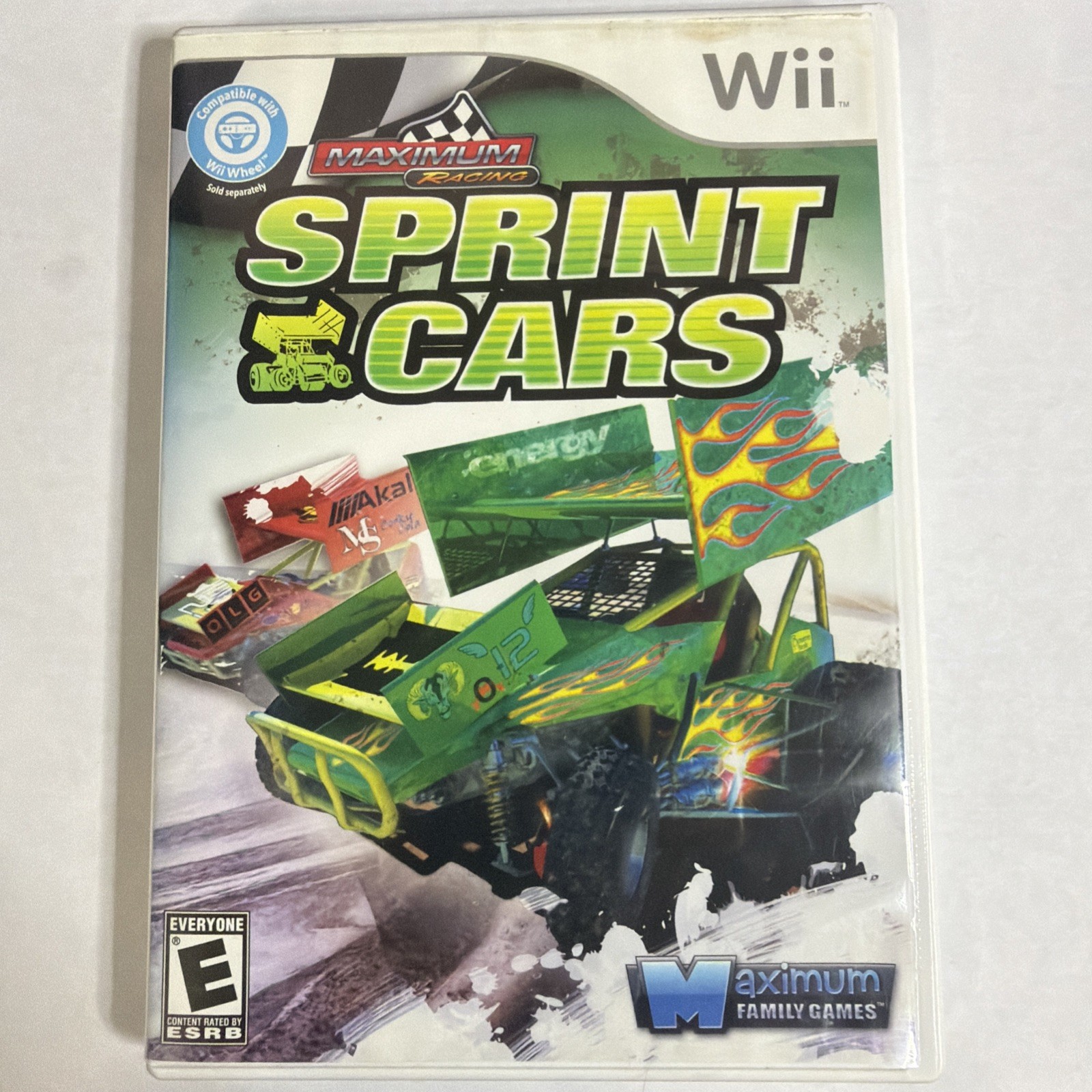 Maximum Racing: Sprint Cars (Nintendo Wii, 2011) Complete! Tested!